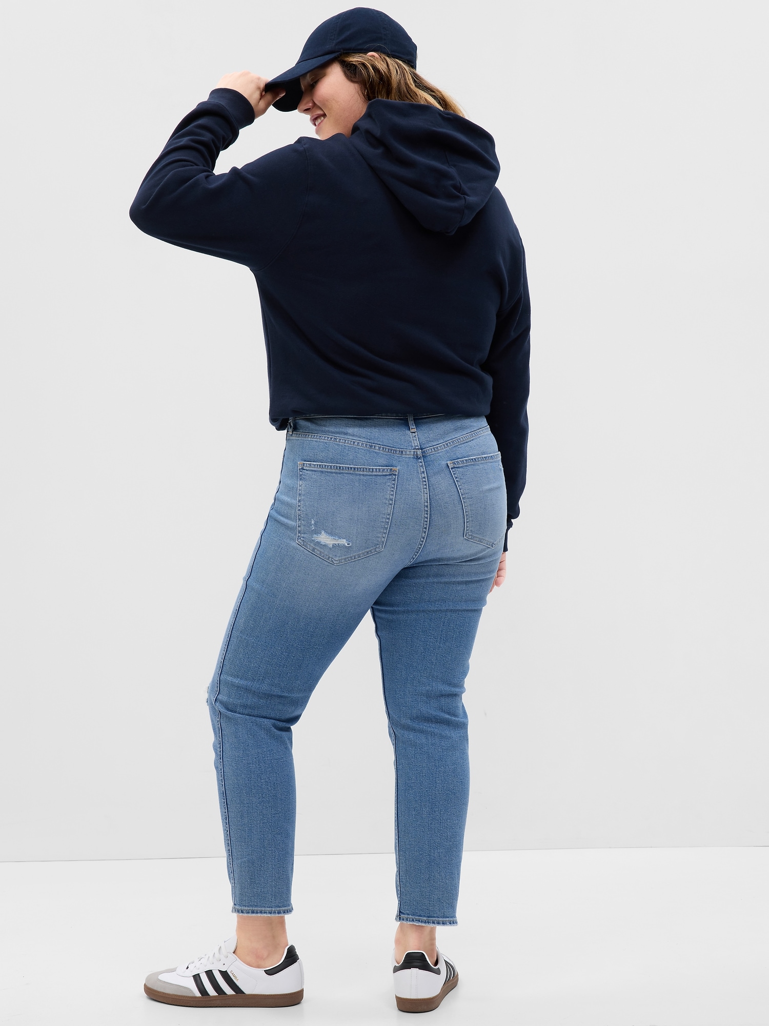 Slim fit pentru femei GAP - albastru