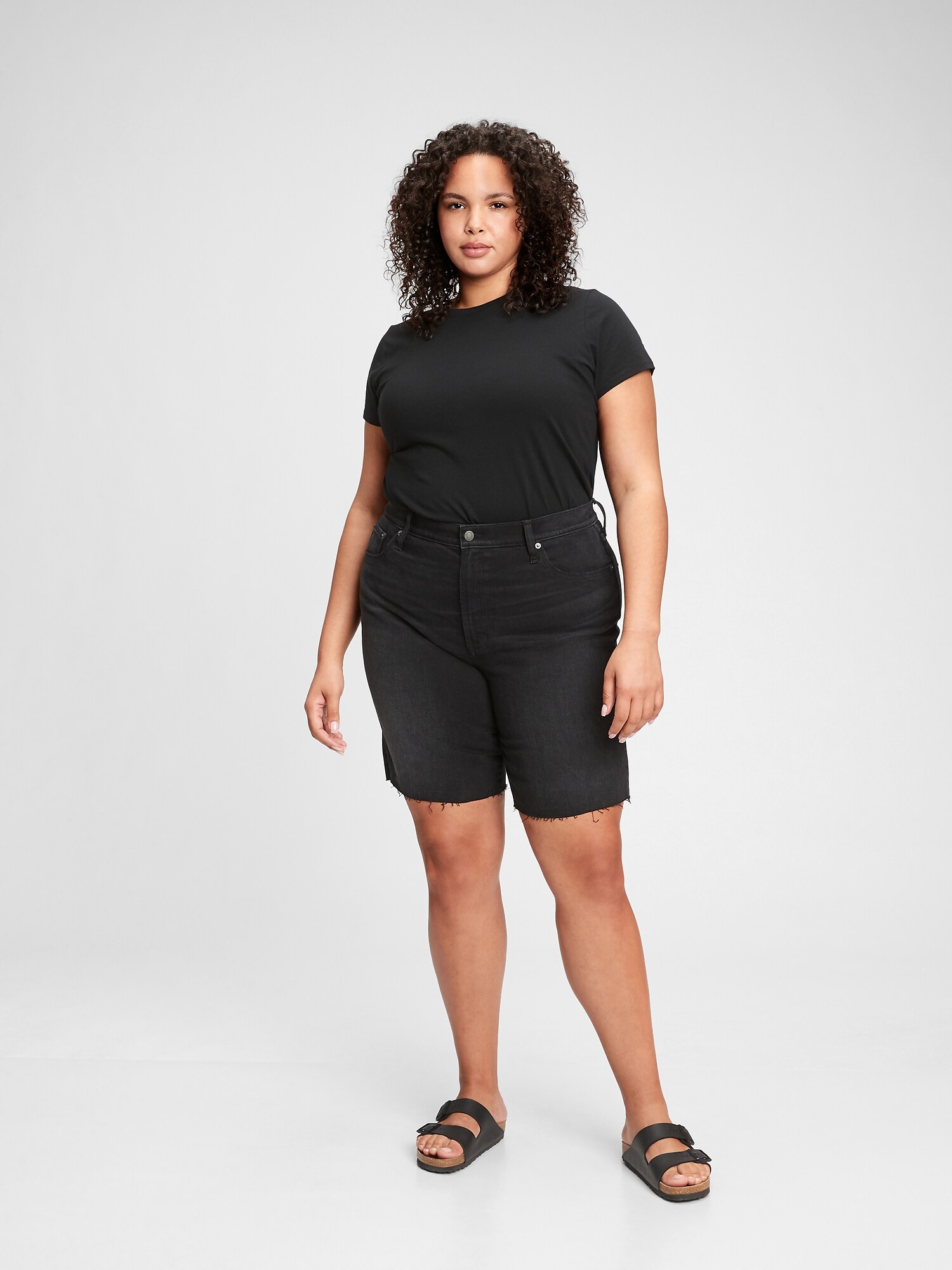 Pantaloni scurti pentru femei GAP - negru