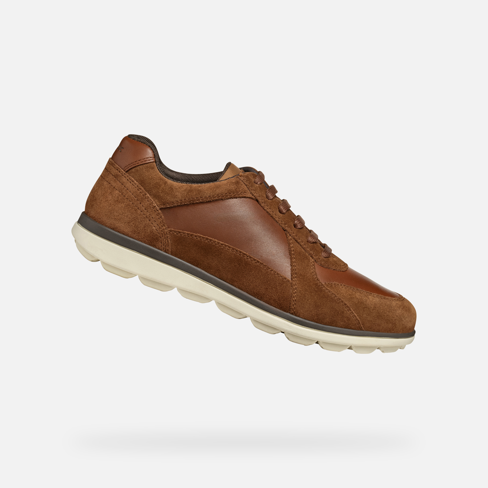 Brown Men's Sneakers Geox Spherica Ec12 - Men's