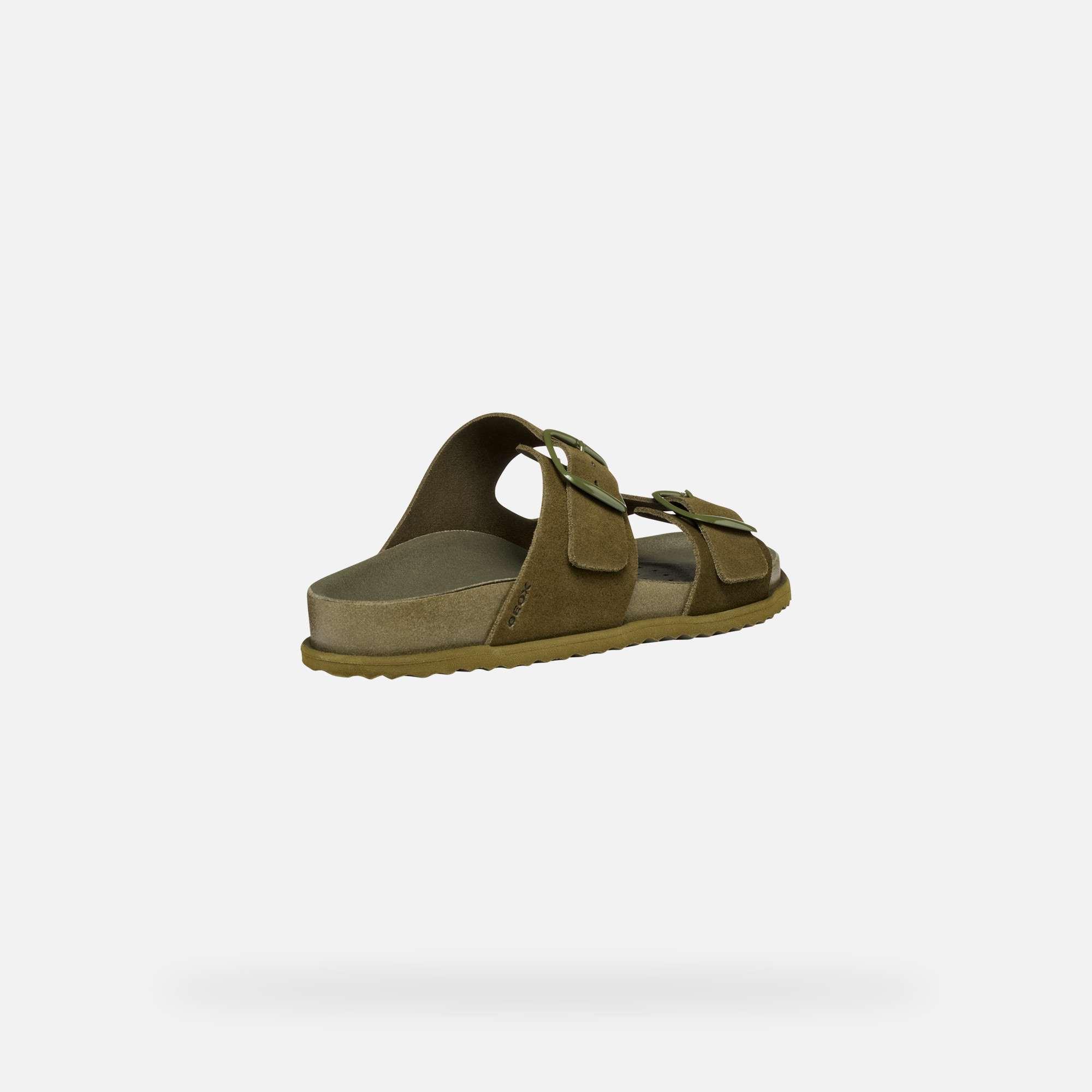 Light green women&#039;s slippers Geox Sandybett - Women&#039;s