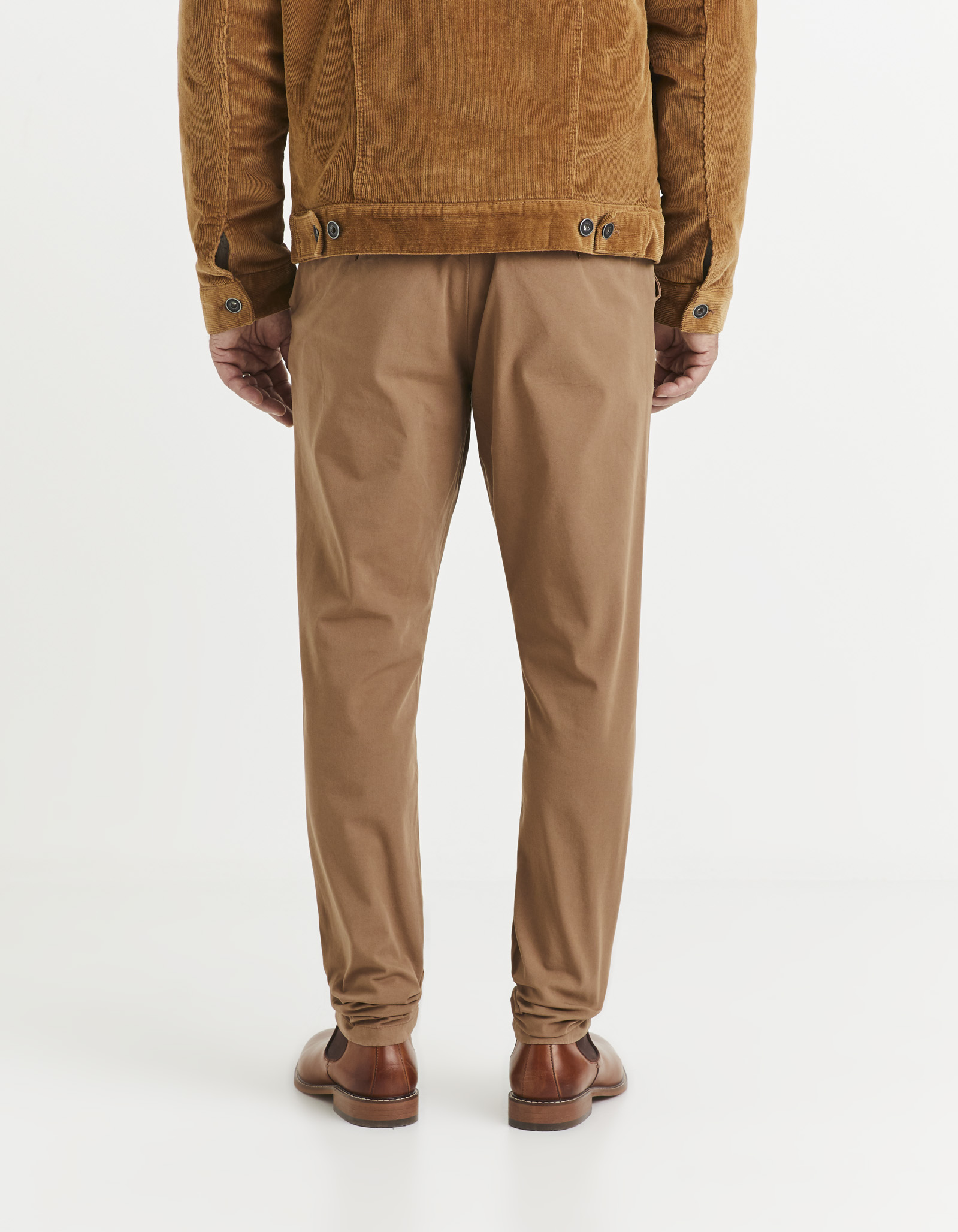 Pantaloni casual pentru barbati Celio - maro