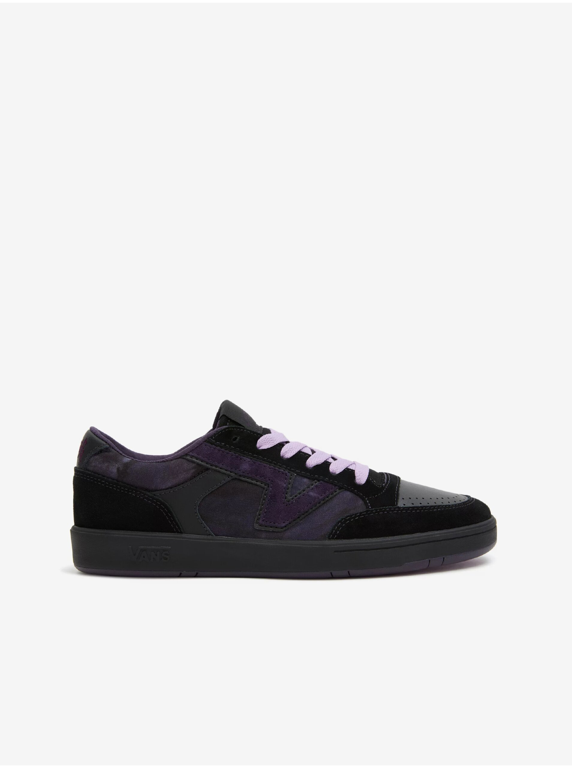 Purple-black men's sneakers with suede details VANS Lowland CC - Men's