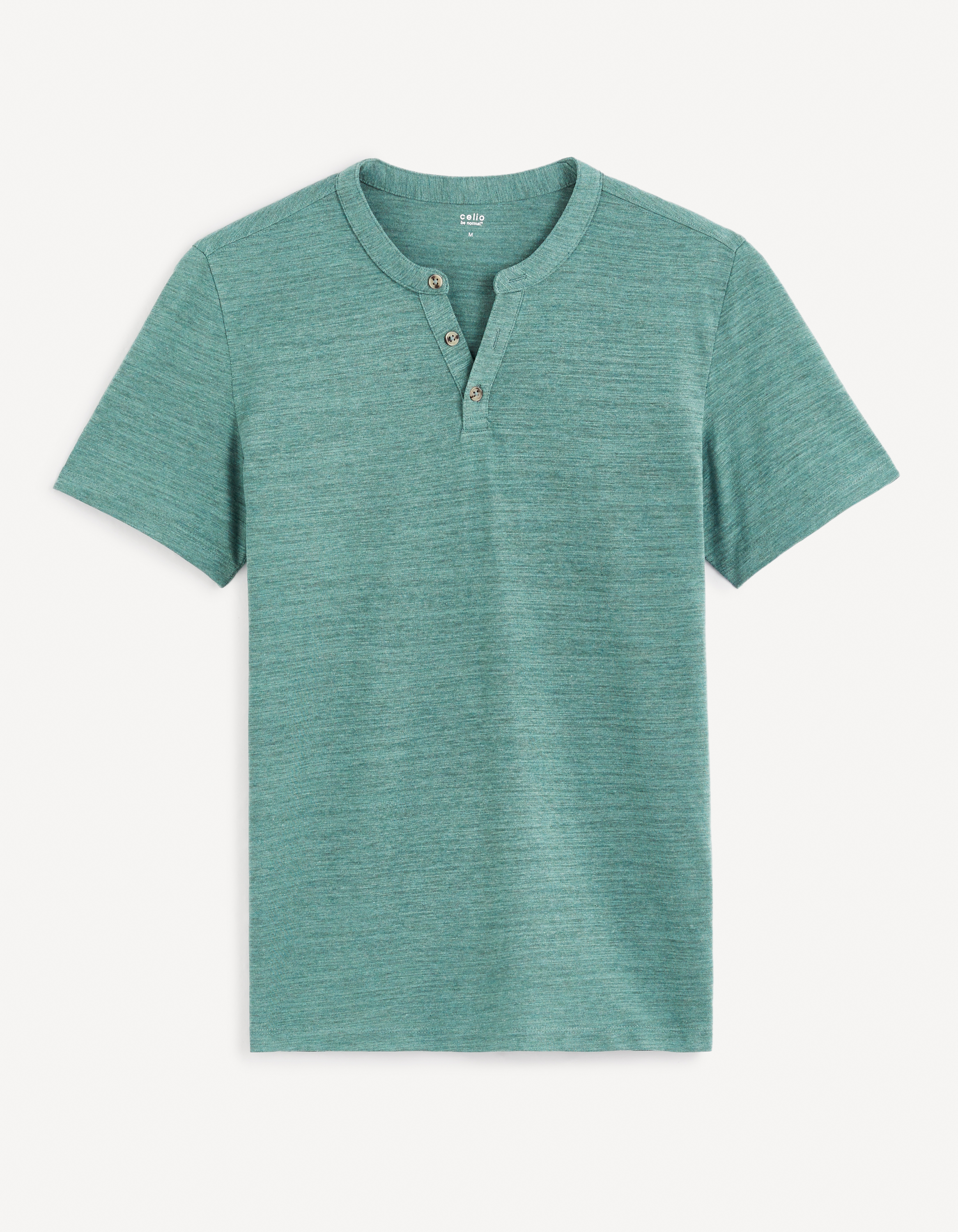 Tricouri basic pentru barbati Celio - verde