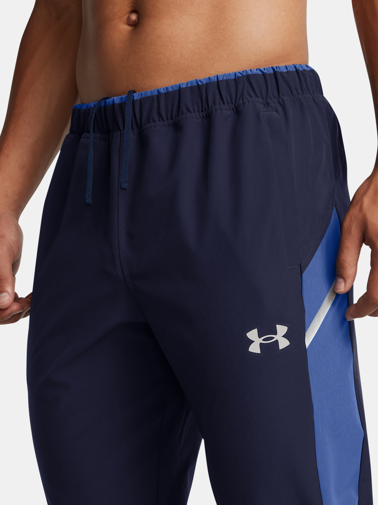 Men's Sports Pants Under Armour UA Woven Utility Pants-BLU - Men's