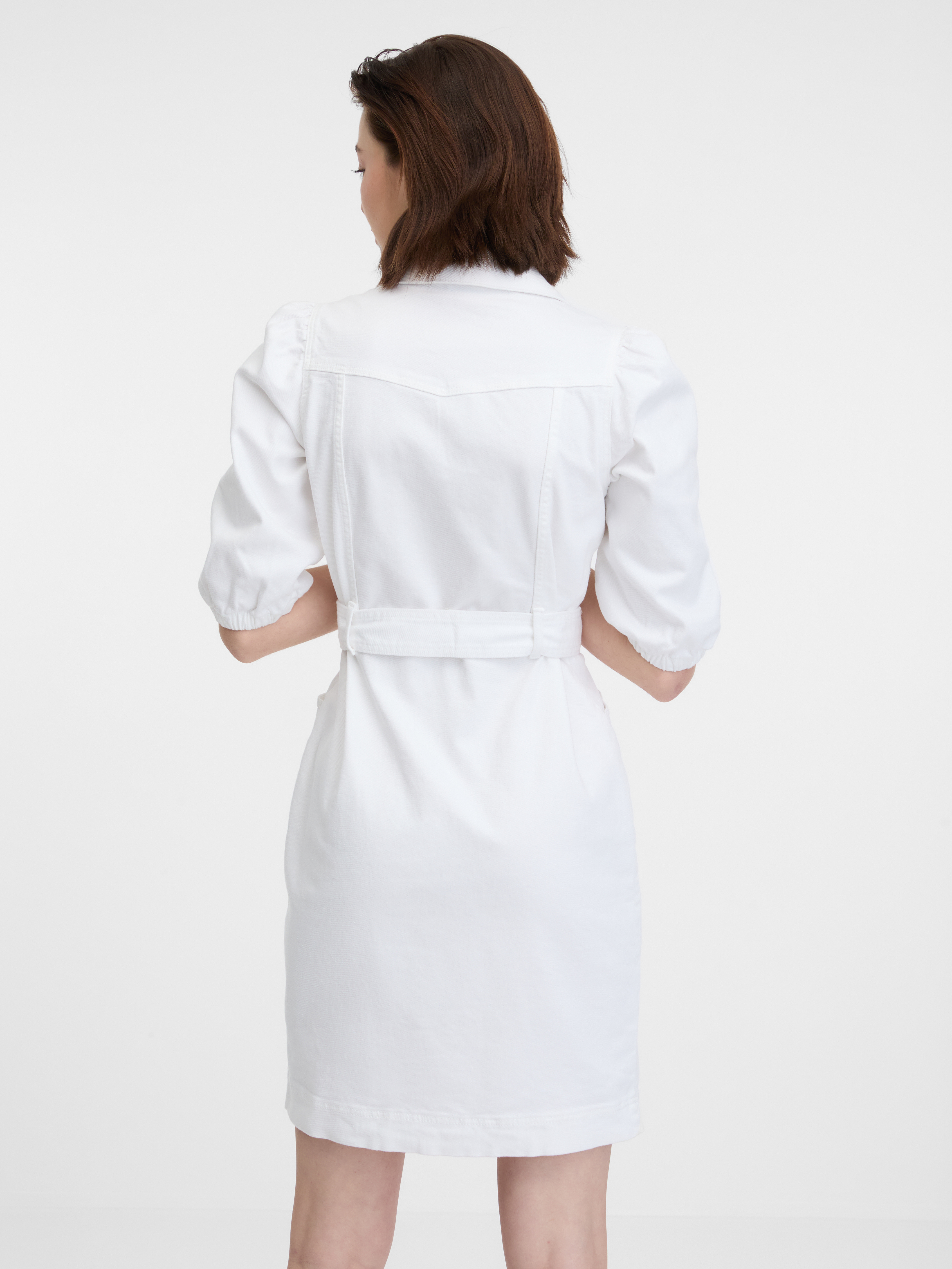 Rochii tip camasa pentru femei ORSAY - alb