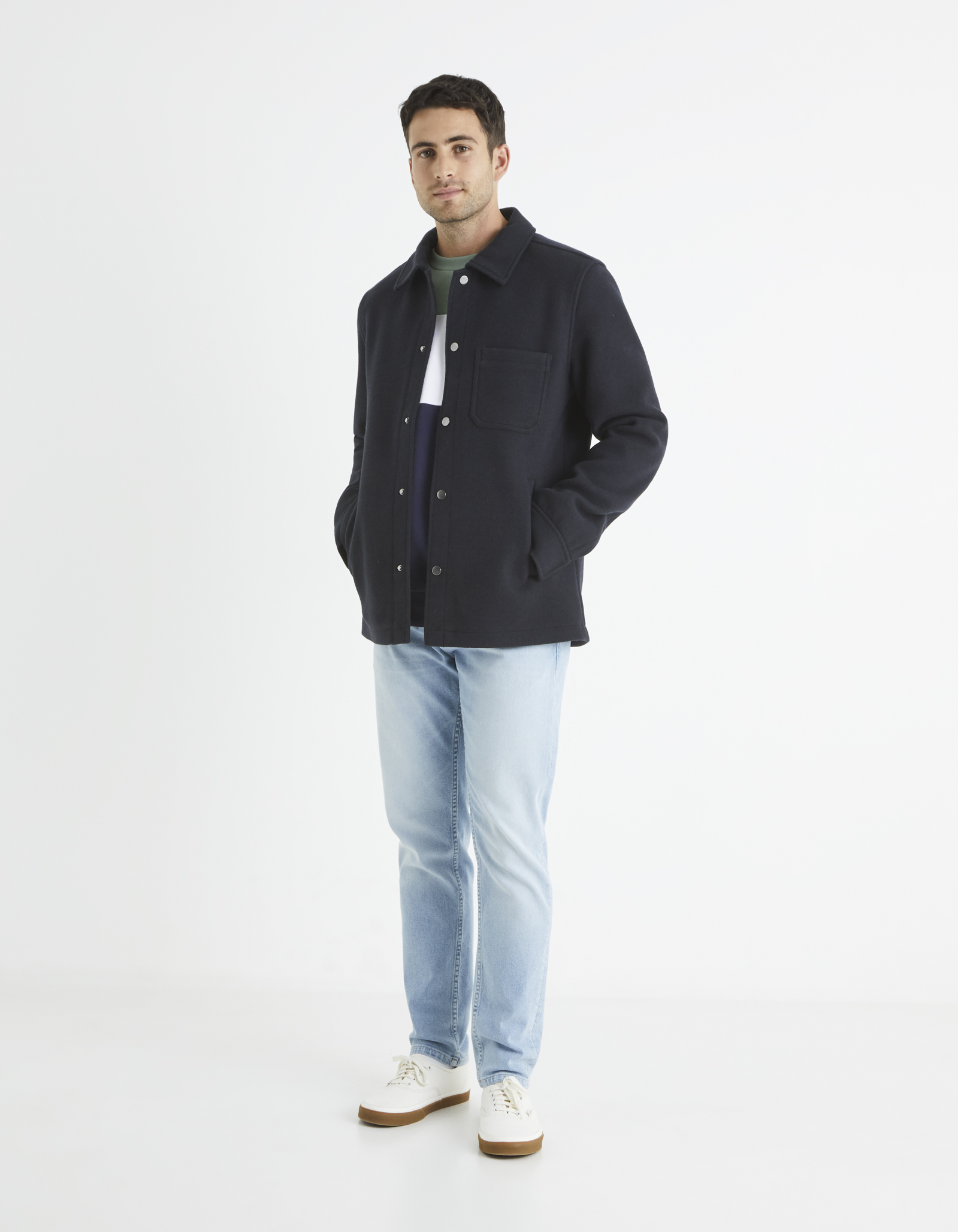 Blugi barbati, Celio