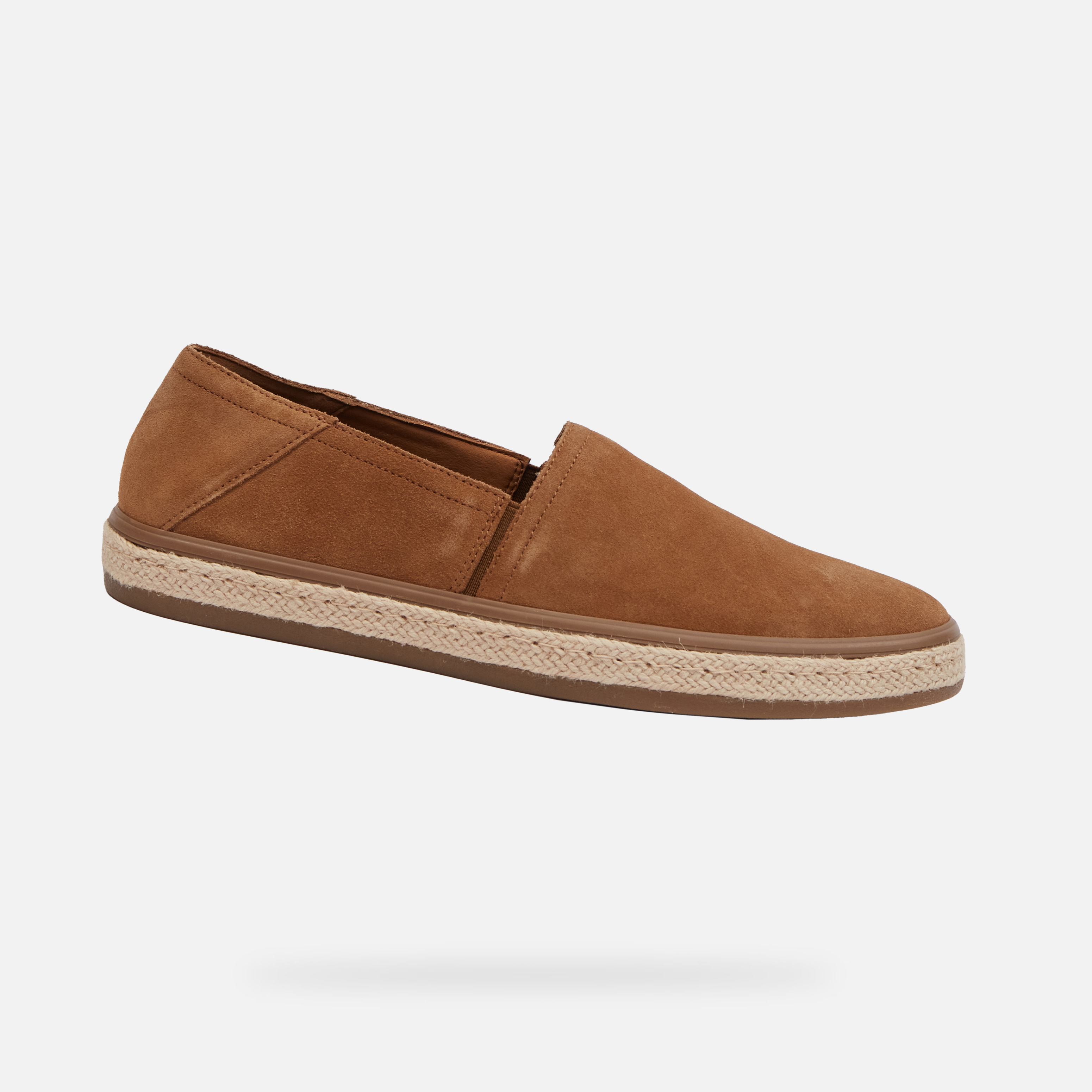 Light brown men&#039;s slip on espadrilles Geox Pantelleria - Men&#039;s