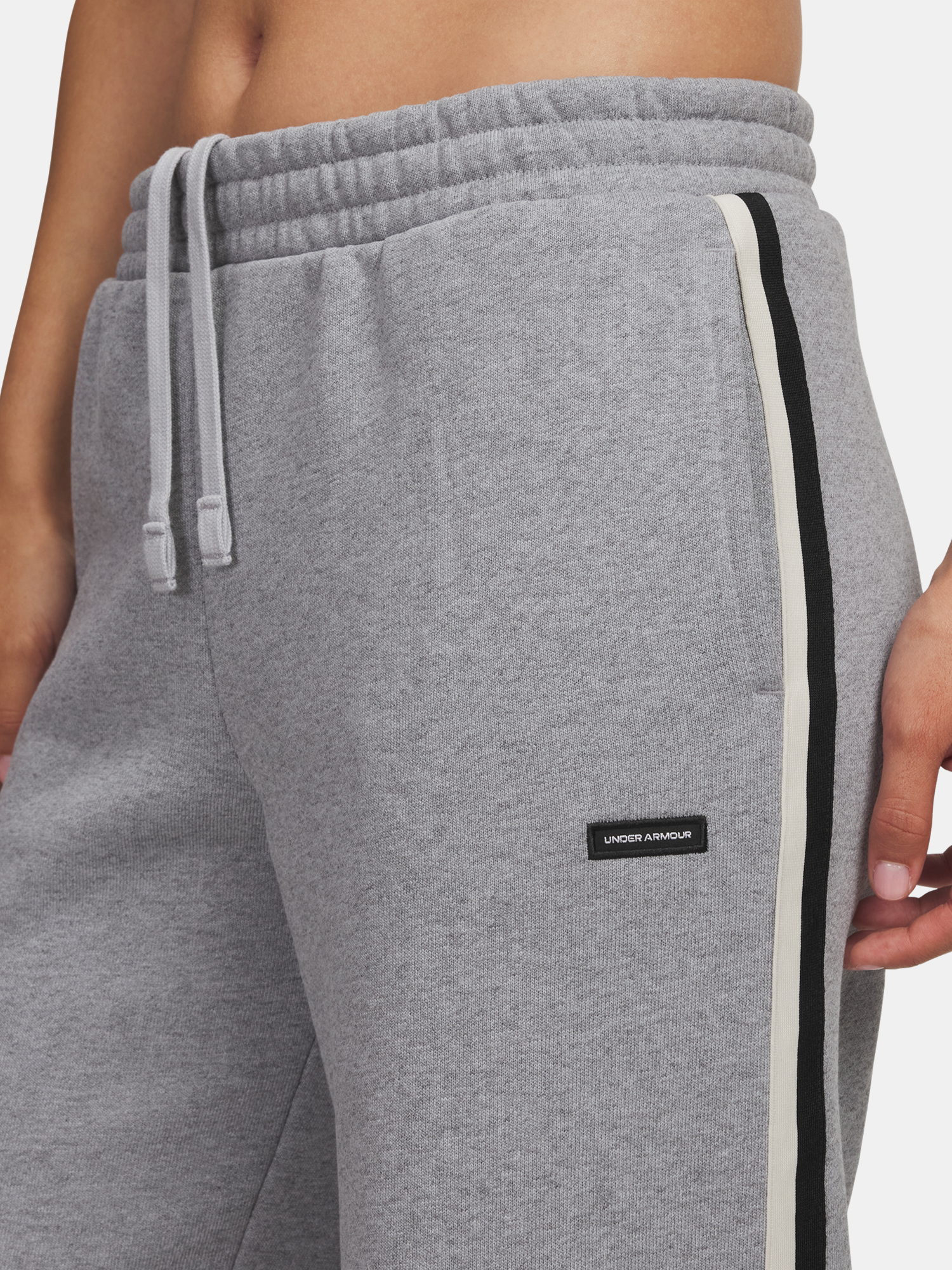 Under Armour Icon HWT Flc Puddle Pant-GRY Women&#039;s Sports Trousers - Ladies