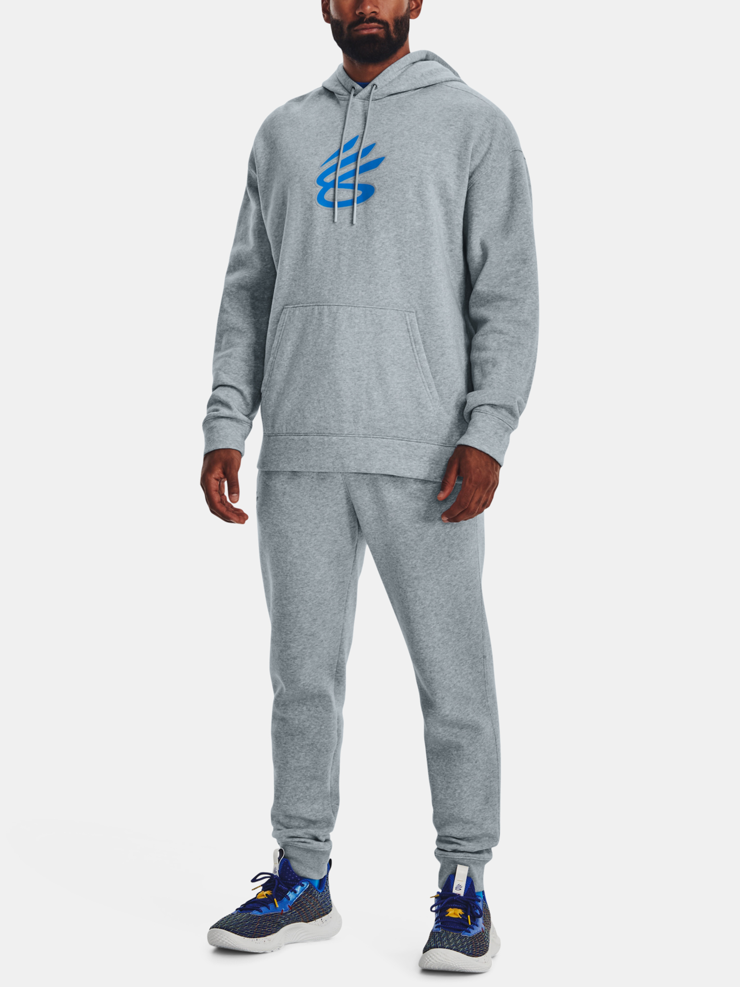 Pantaloni sport si de casa pentru barbati Under Armour - albastru