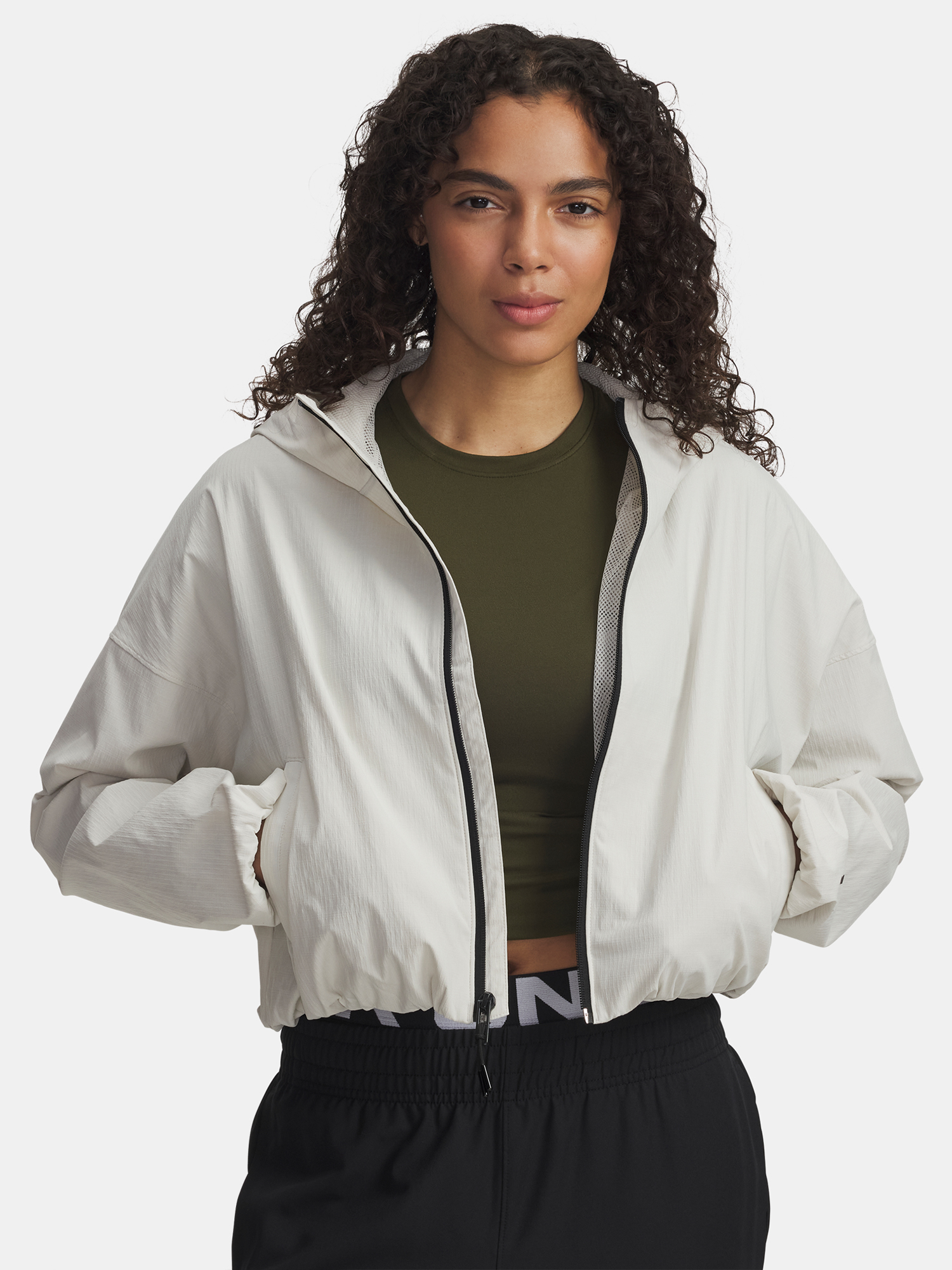 Under Armour Unstoppable Woven Rstop LS-WHT Womens Jacket - Womens