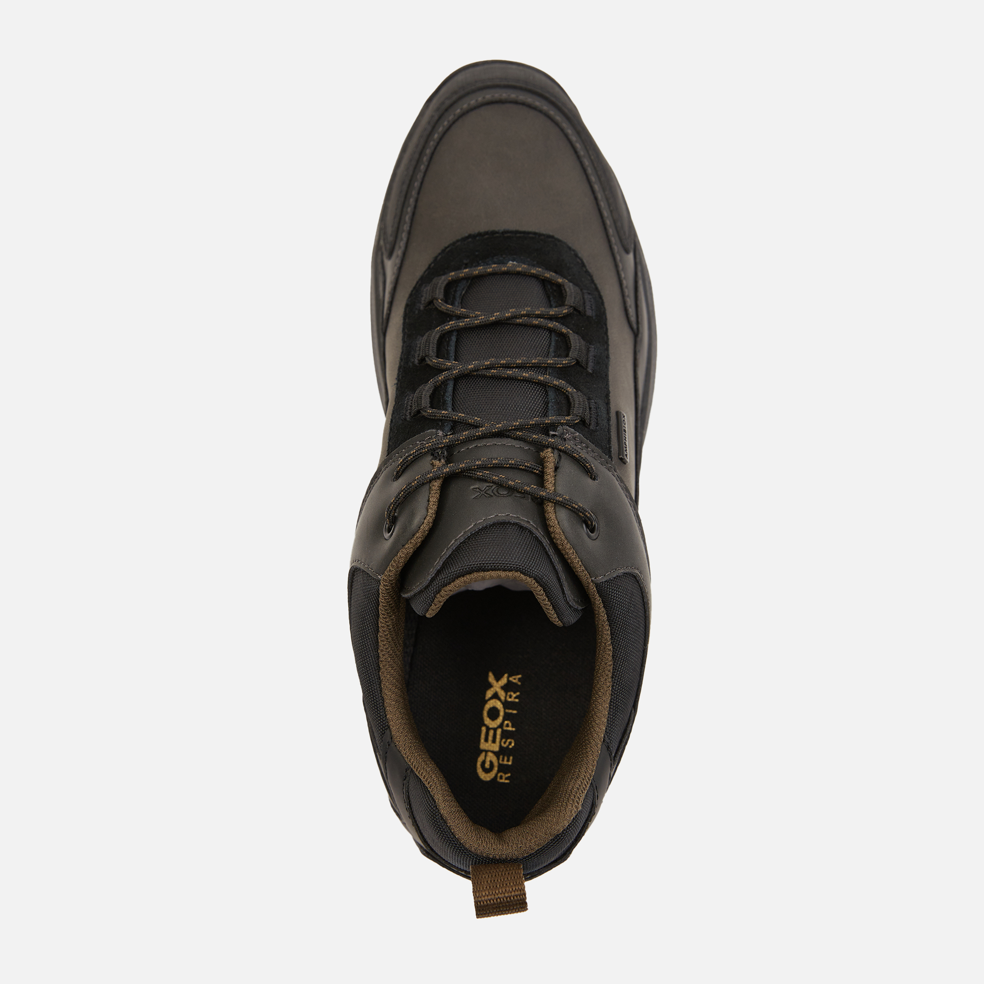 Dark brown men's sneakers Geox Terrestre B Abx - Men's