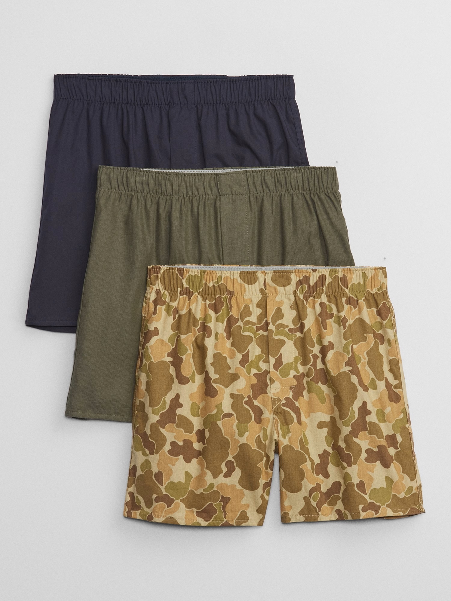 GAP 3-pack Cotton Shorts - Men