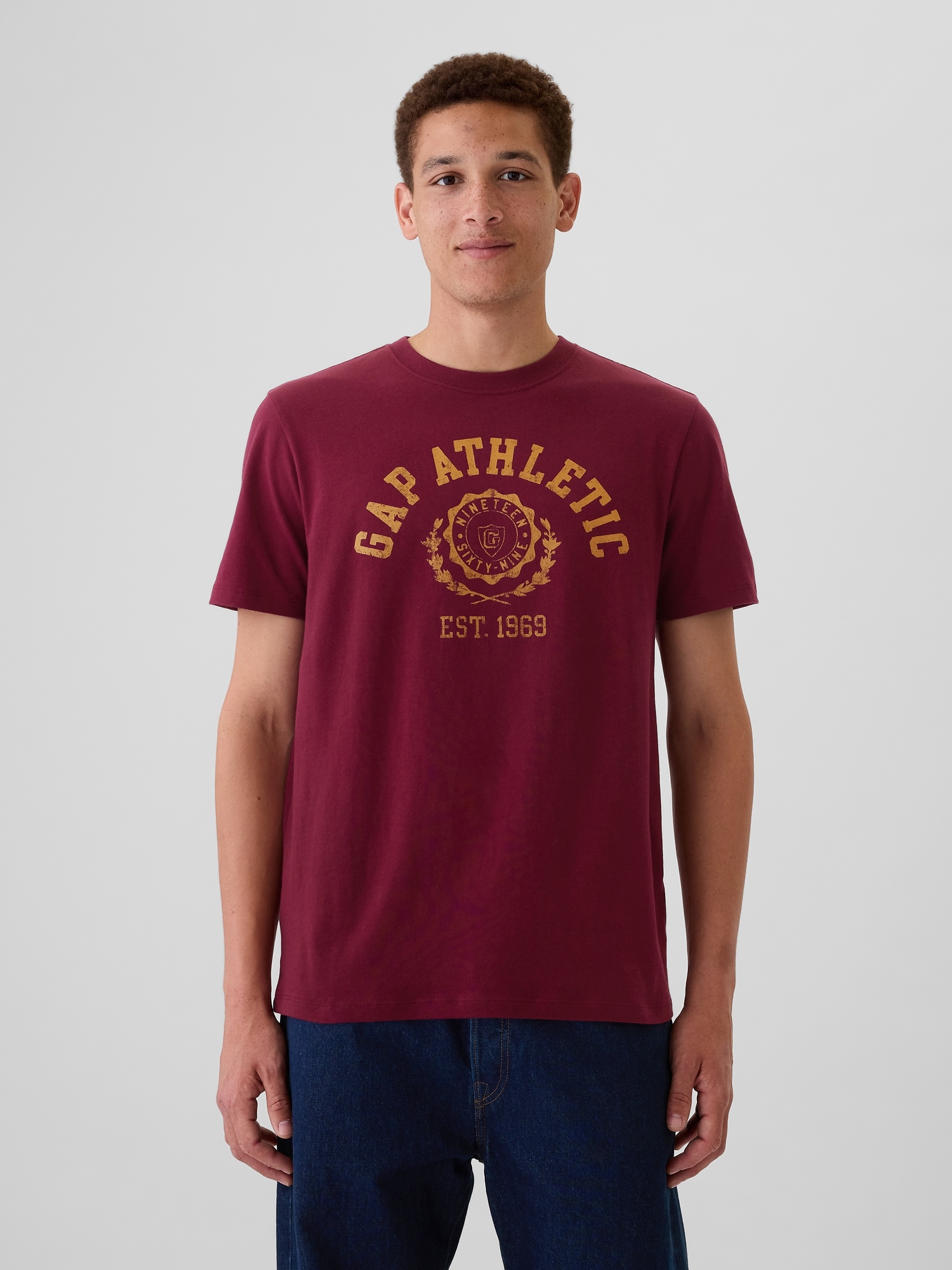 GAP Cotton T-shirt with logo - Mens
