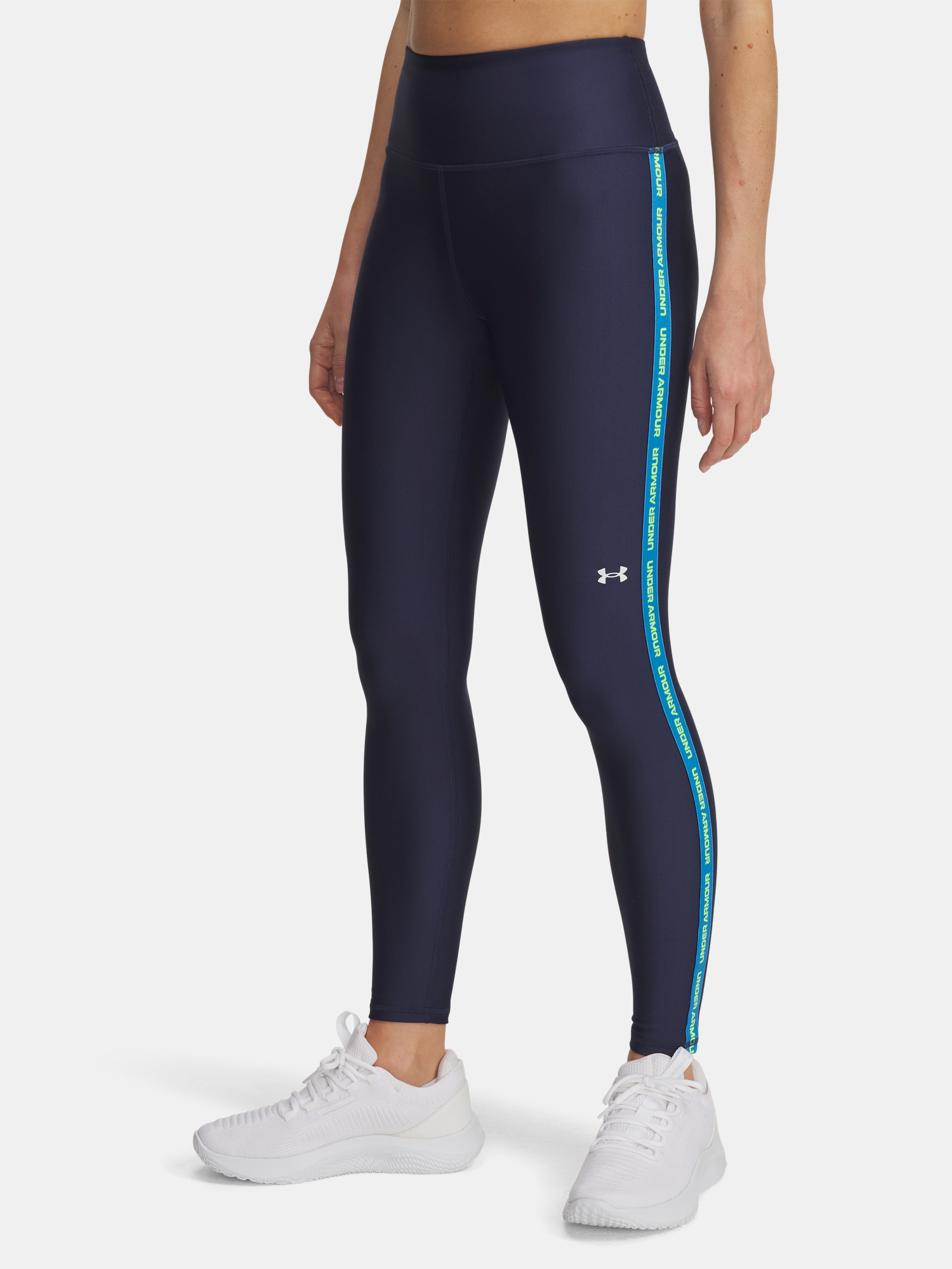 Womens leggings Under Armour UA Tech WM Tape Legging-BLU - Womens