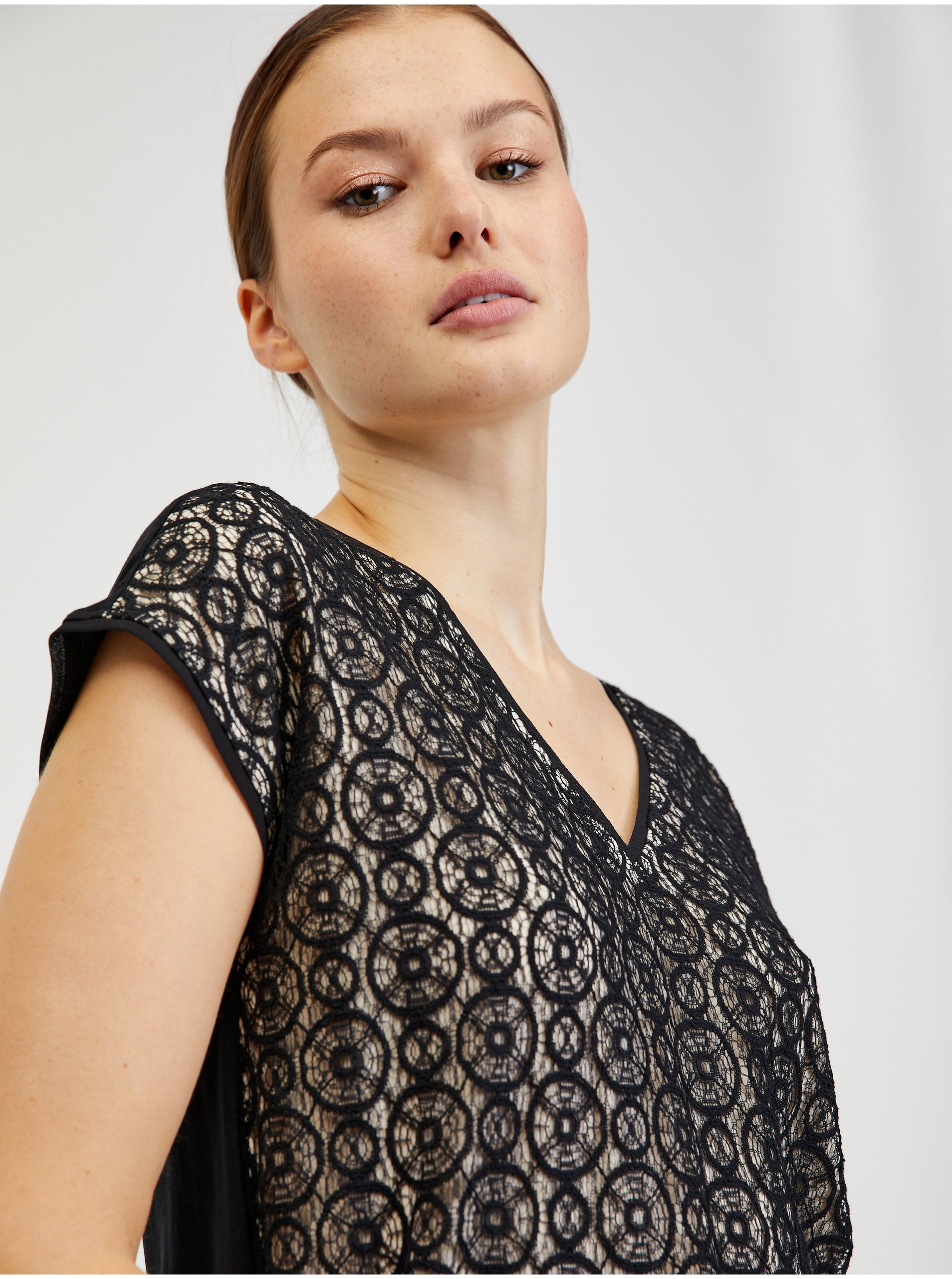 Tricouri pentru femei ORSAY - negru, bej