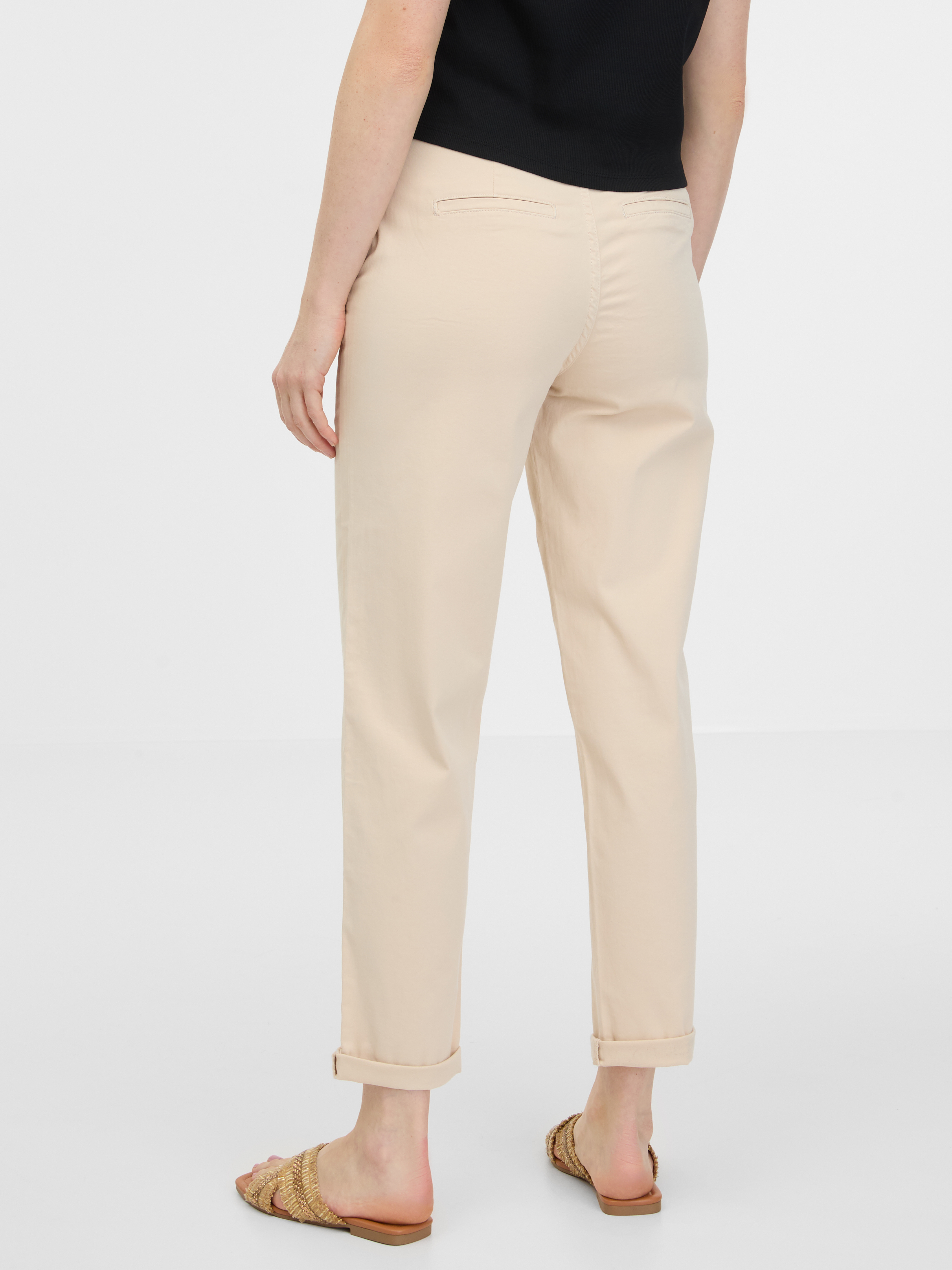 Orsay Beige Women's Trousers - Ladies