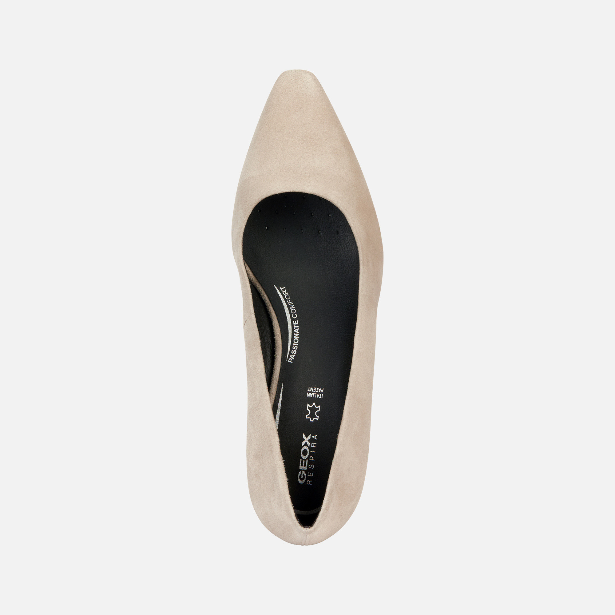 Cream women's pumps Geox Giselda - Women's