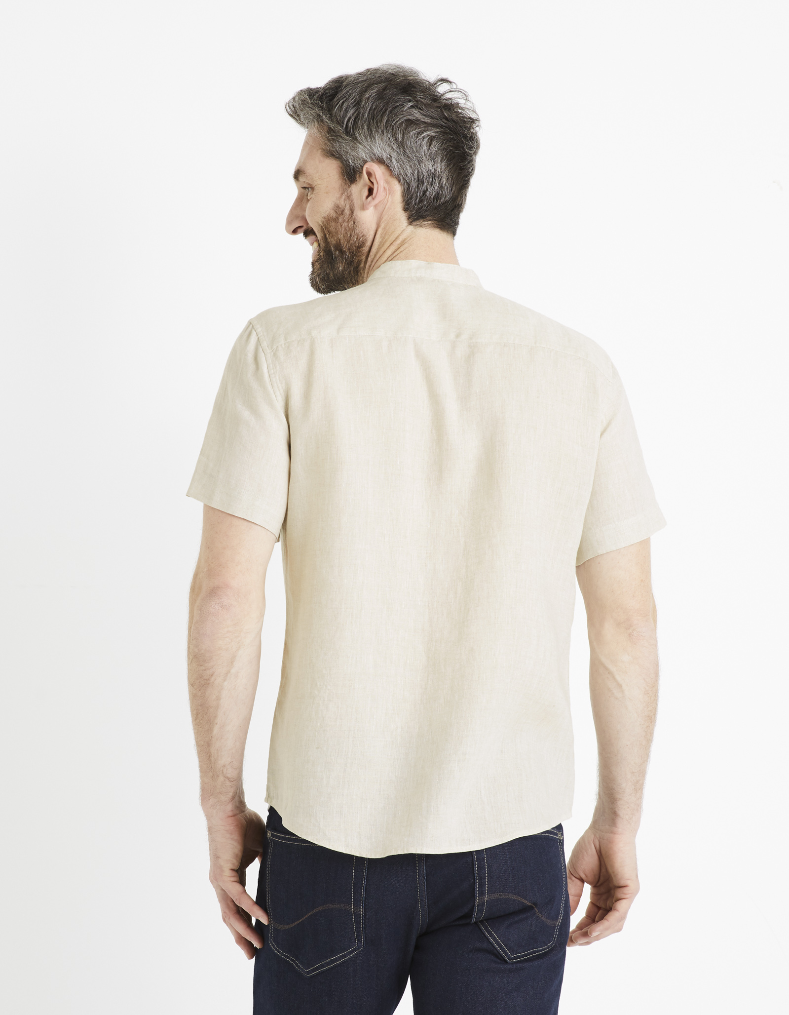 Tricouri cu maneca scurta pentru barbati Celio - bej