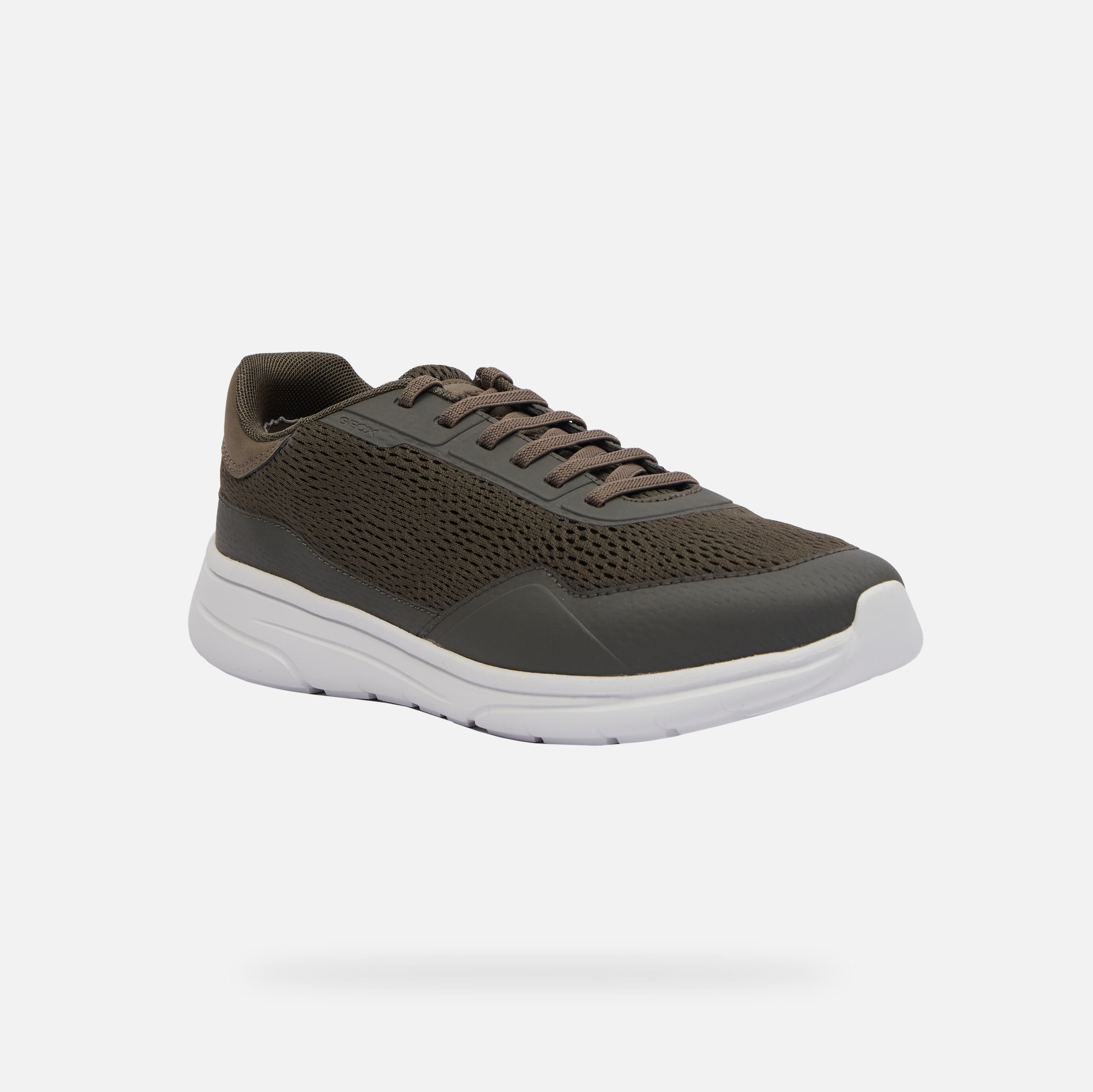Khaki men's sneakers Geox Klaiver - Men's