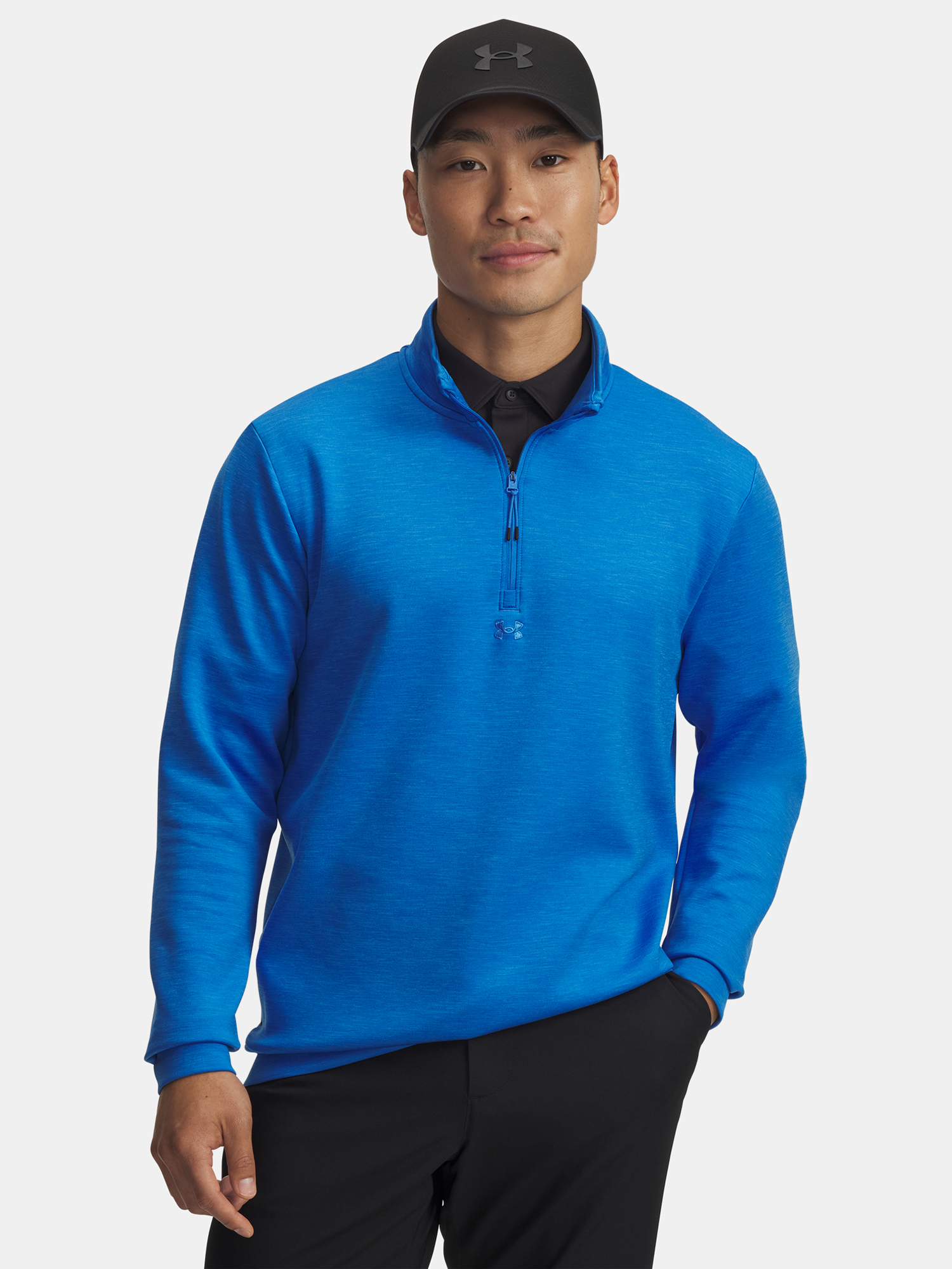 Men's Under Armour UA Drive Midlayer Pullover-BLU Sweatshirt - Men's