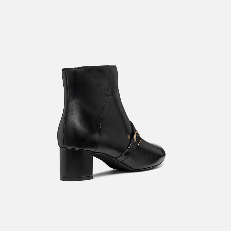 Black women's ankle boots Geox Pheby 50 - Women's