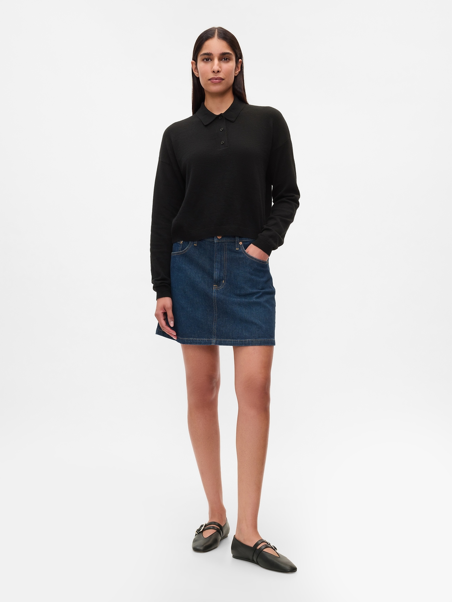 GAP CashSoft Polo Sweater - Women&#039;s