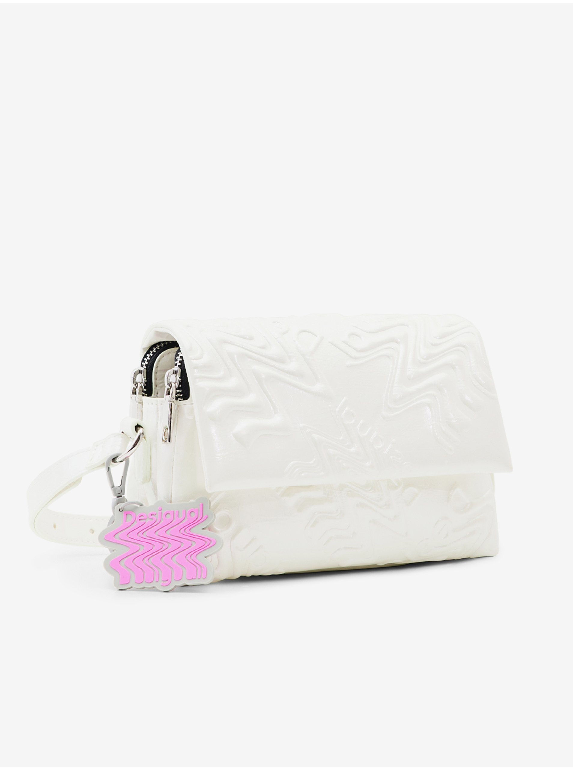 White Desigual Metalover Sinaia Handbag - Women - biela