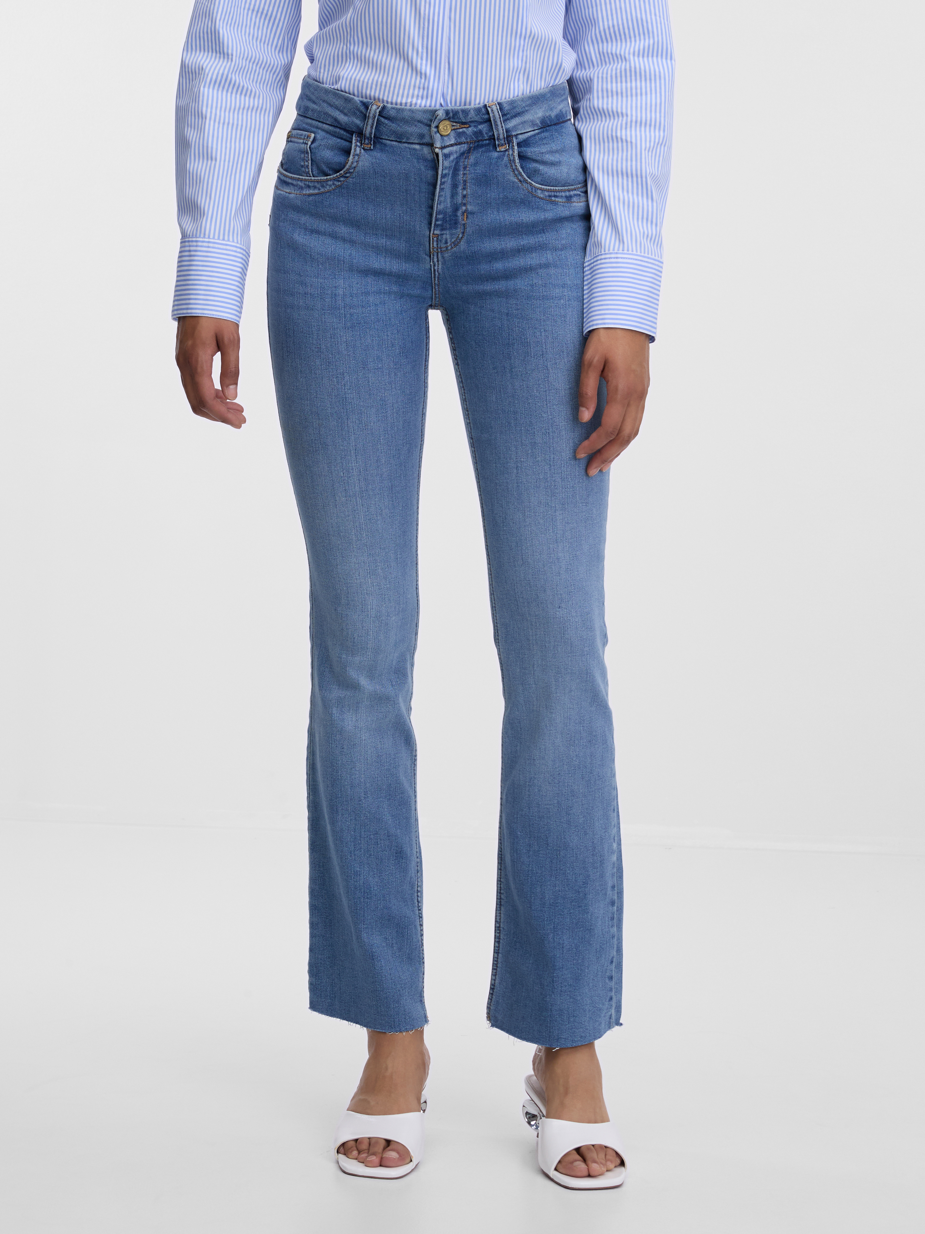 Light blue women's bootcut jeans ORSAY - Women