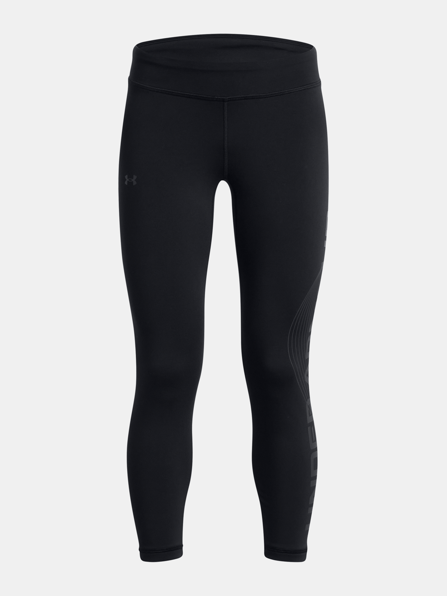 Under Armour Motion Novelty Crop Leggings - BLK - Girls