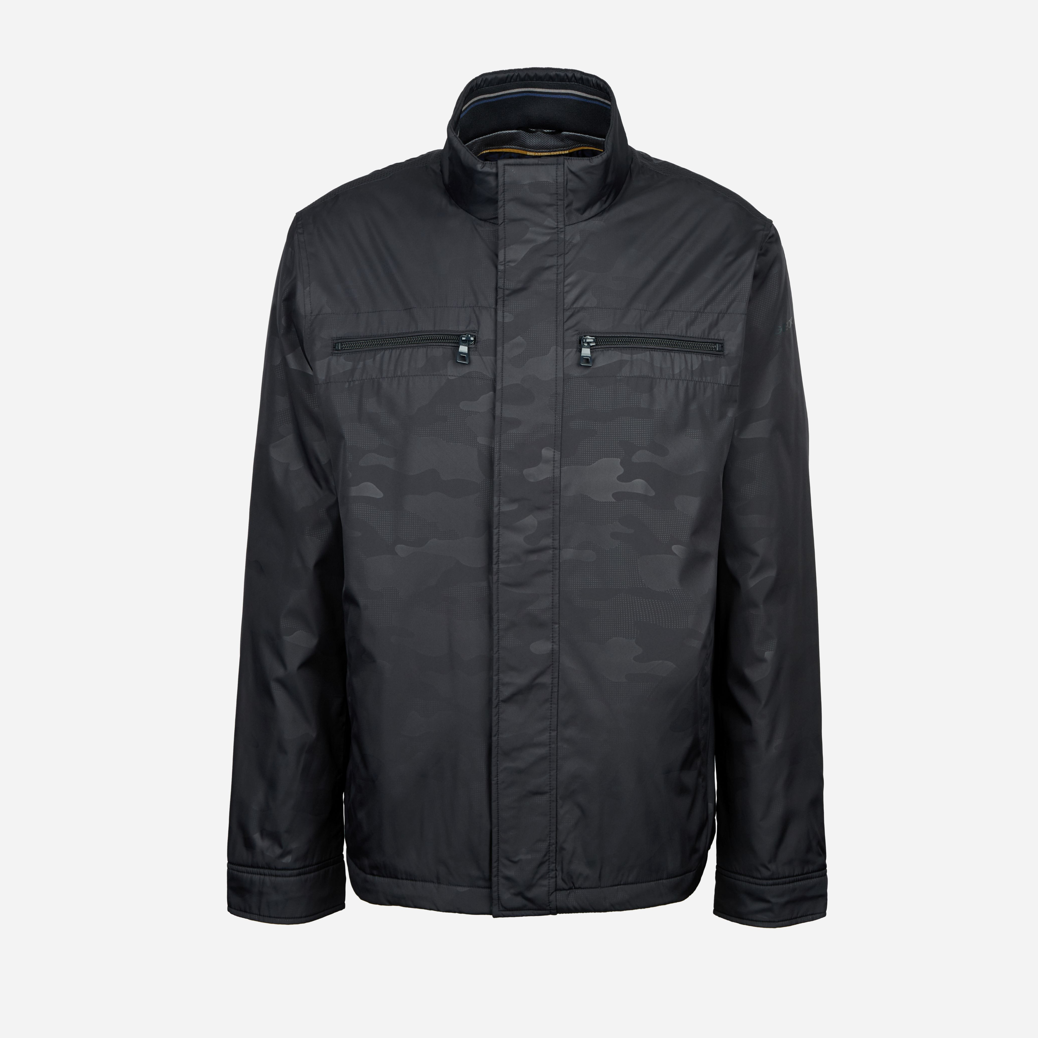 Men's Dark Grey Jacket Geox Jharrod - Mens