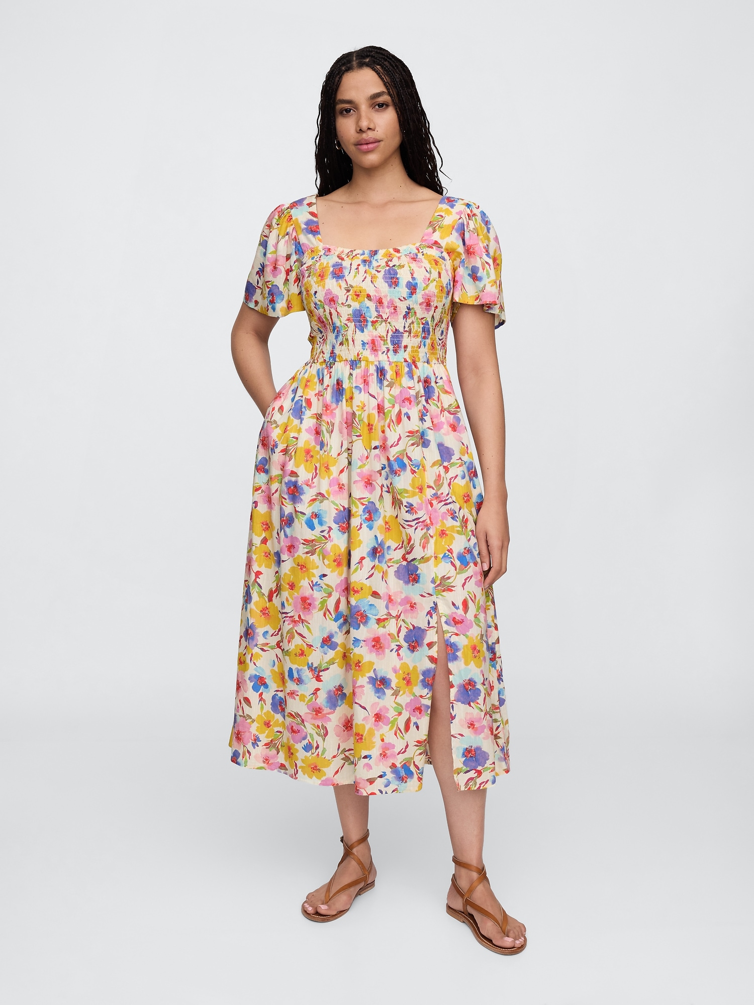 GAP Midi dress with pockets - Women's