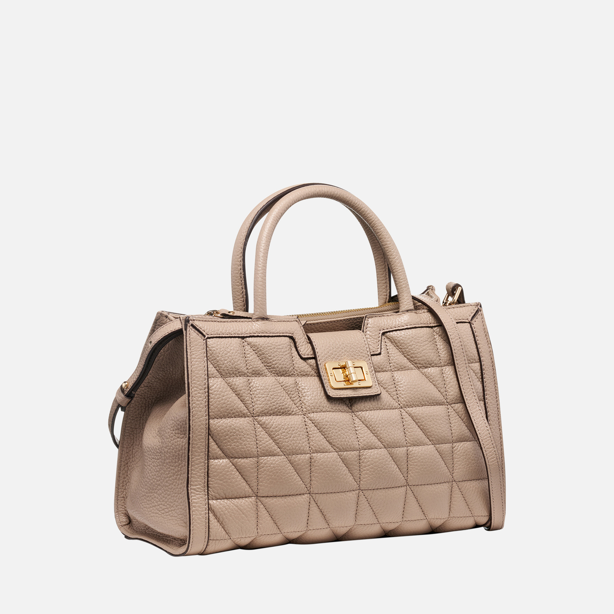 Beige women&#039;s handbag Geox Leonory - Women&#039;s