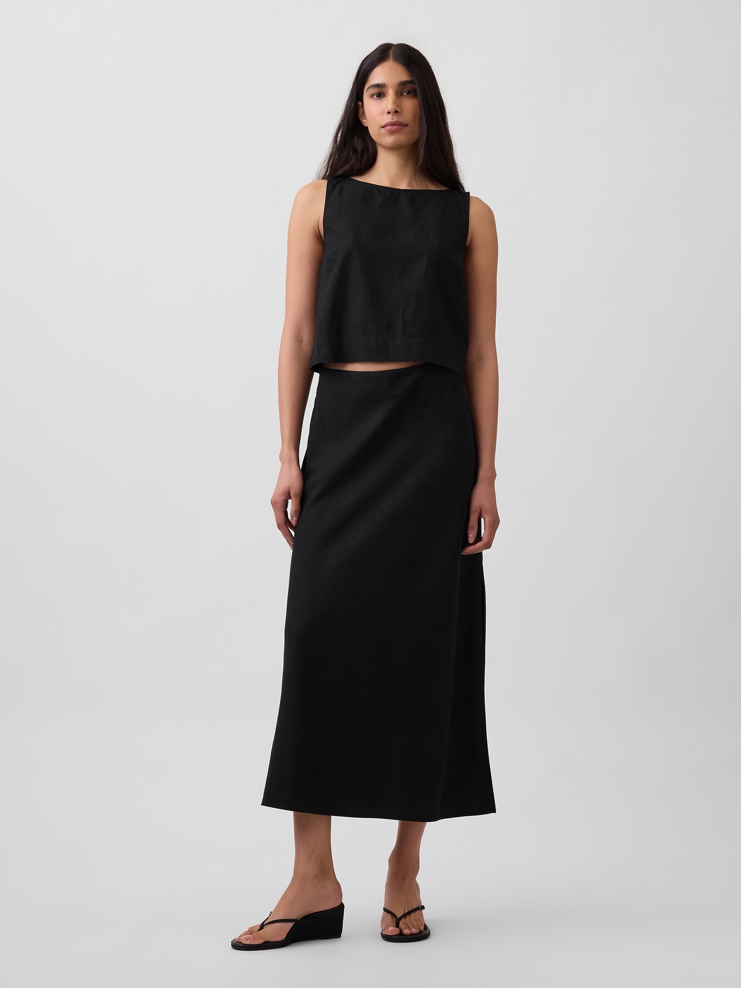 Дамски ленен топ GAP