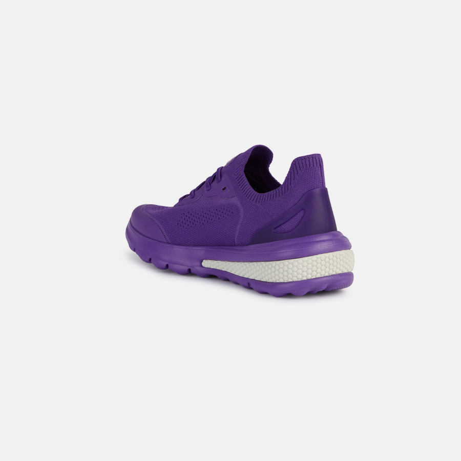 Purple women's sneakers Geox Spherica Actif - Women's