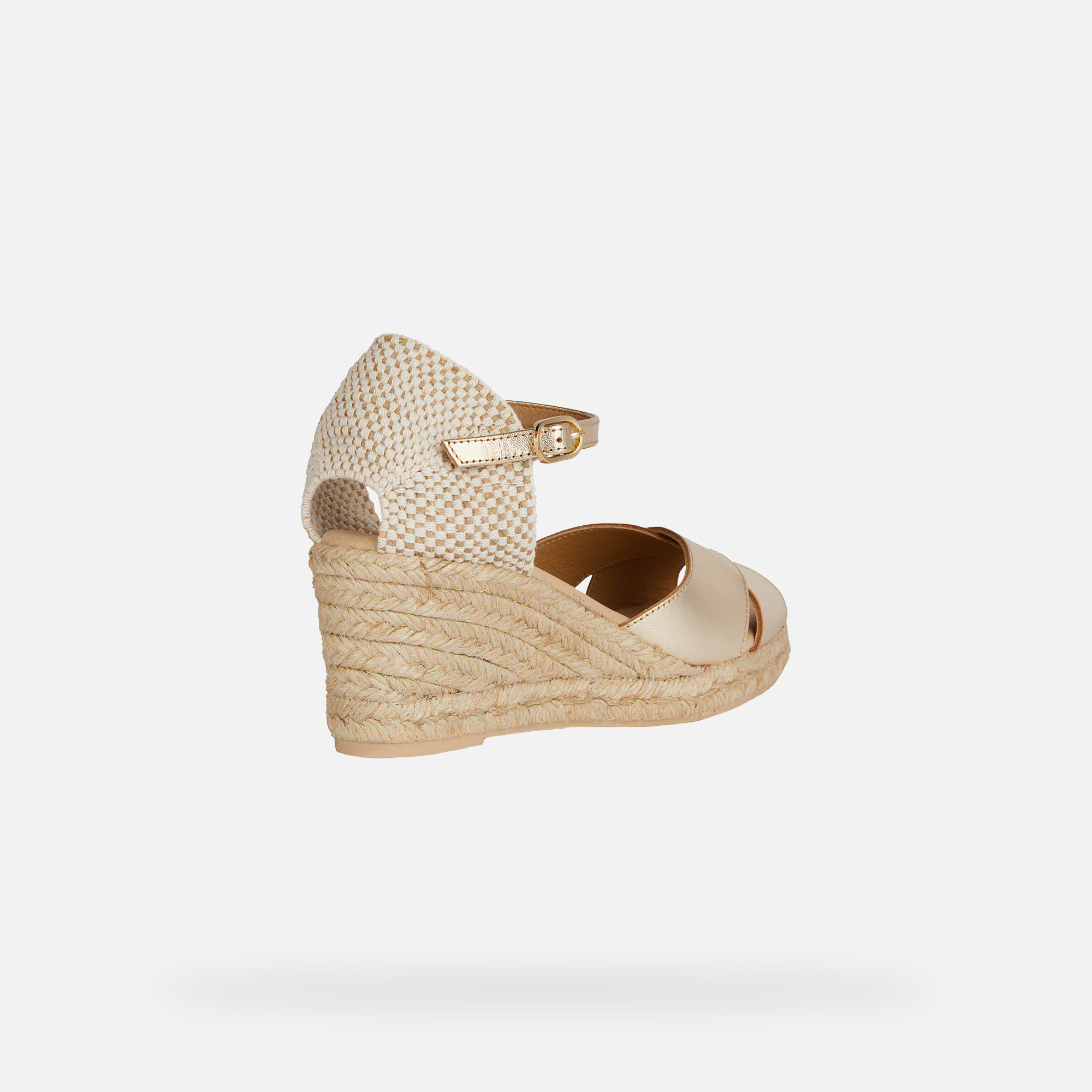 Gold women's sandals Geox Gelsa Low - Women's