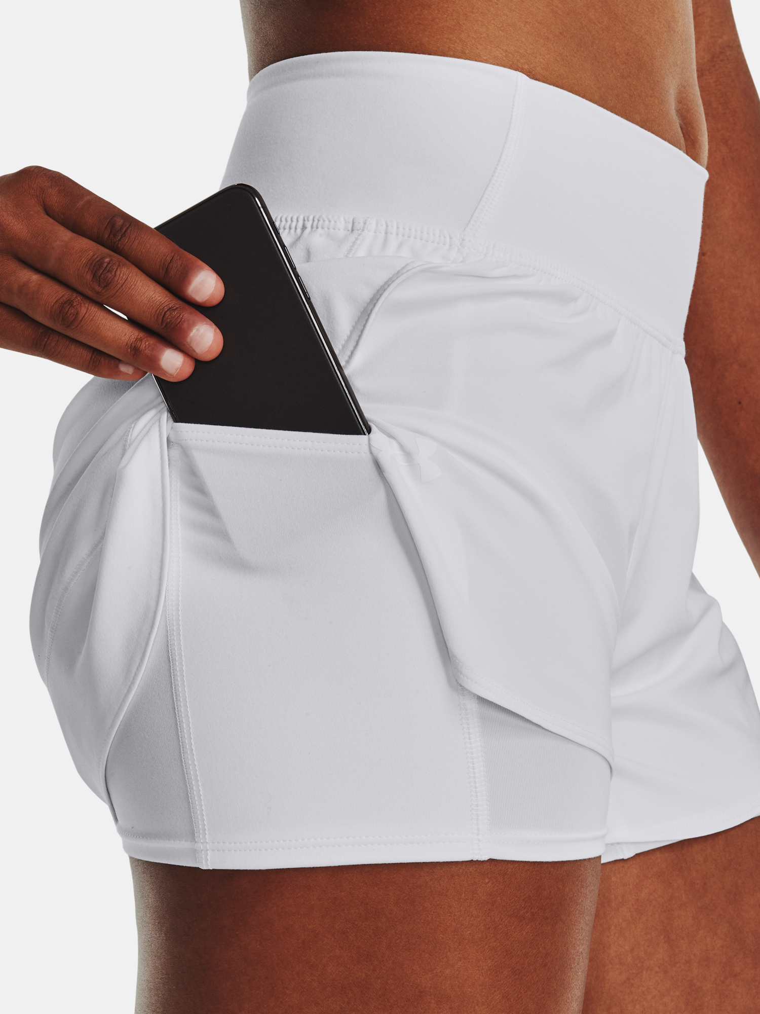 Women&#039;s shorts Under Armour Flex Woven 2-in-1 Short-WHT - Women&#039;s