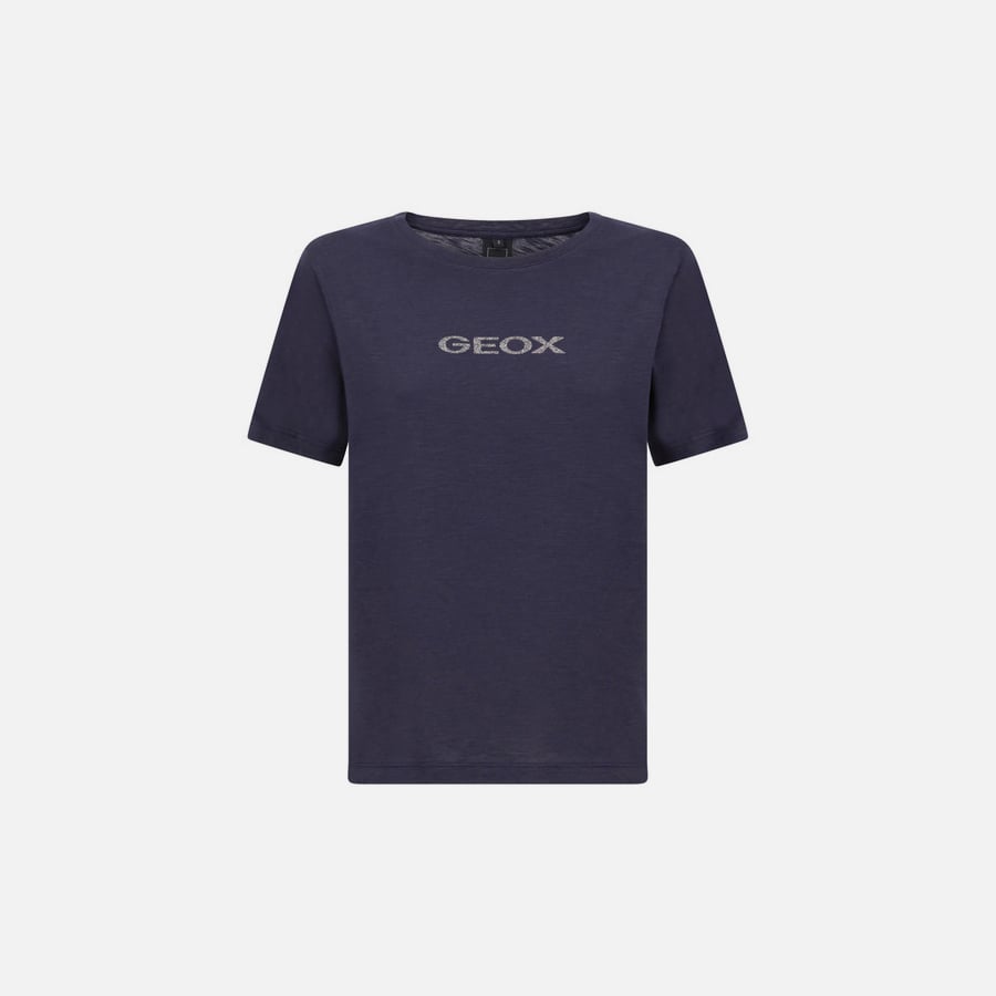 GEOX Tmavě modré dámské tričko T-shirt - Dámské