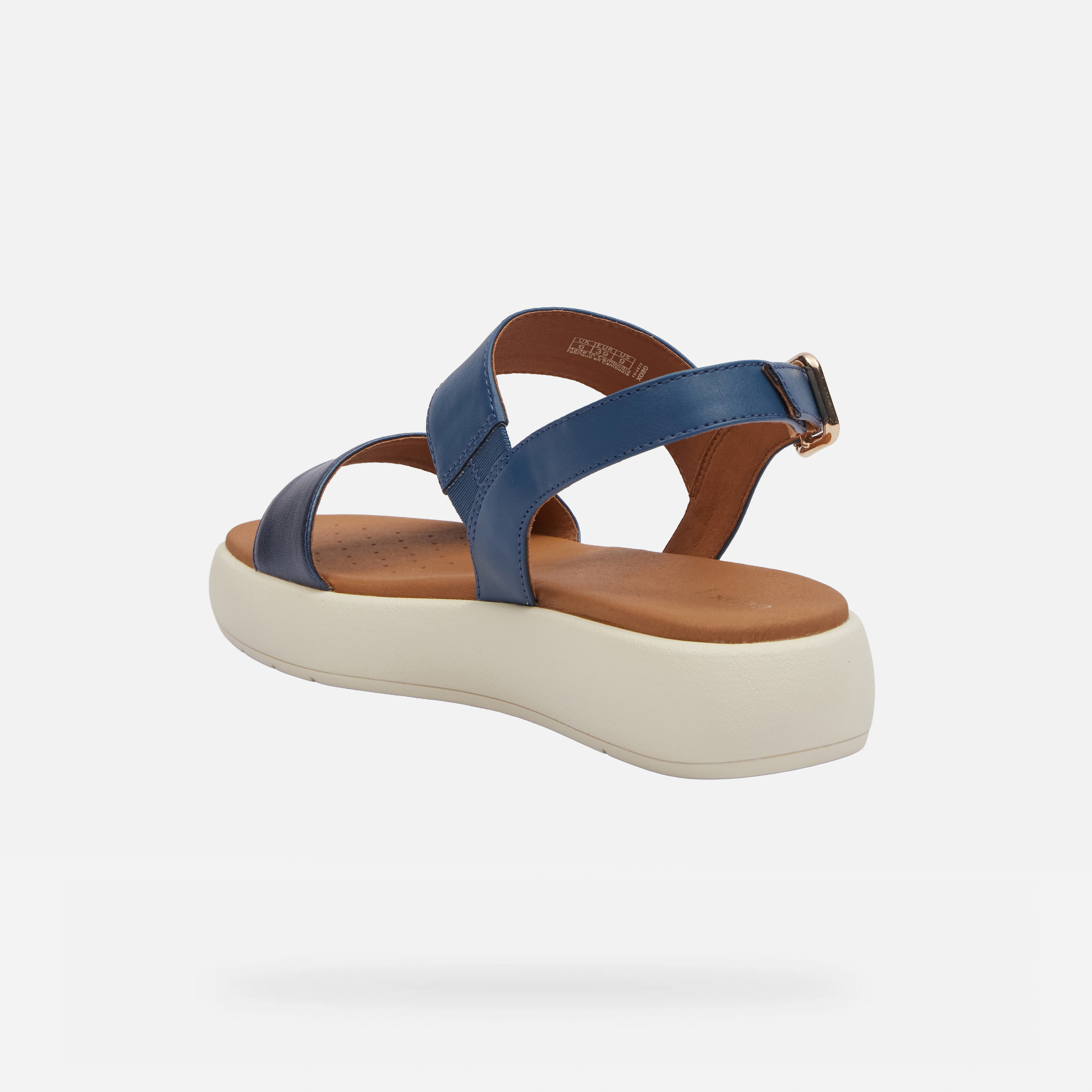 Light blue women's sandals Geox Camalei - Women's