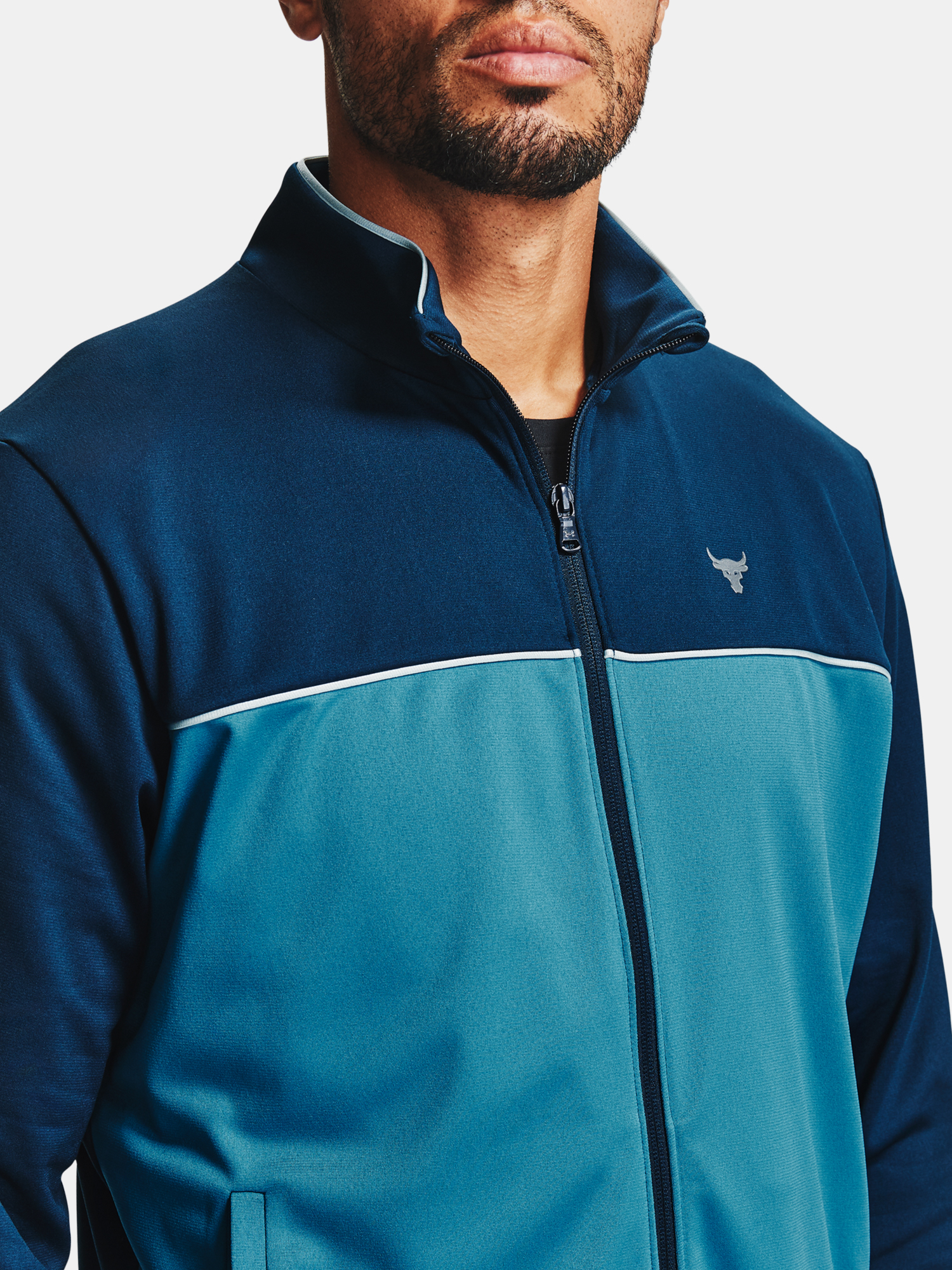 Under Armour Sweatshirt PJT ROCK KNIT TRACK JKT-NVY - Men's