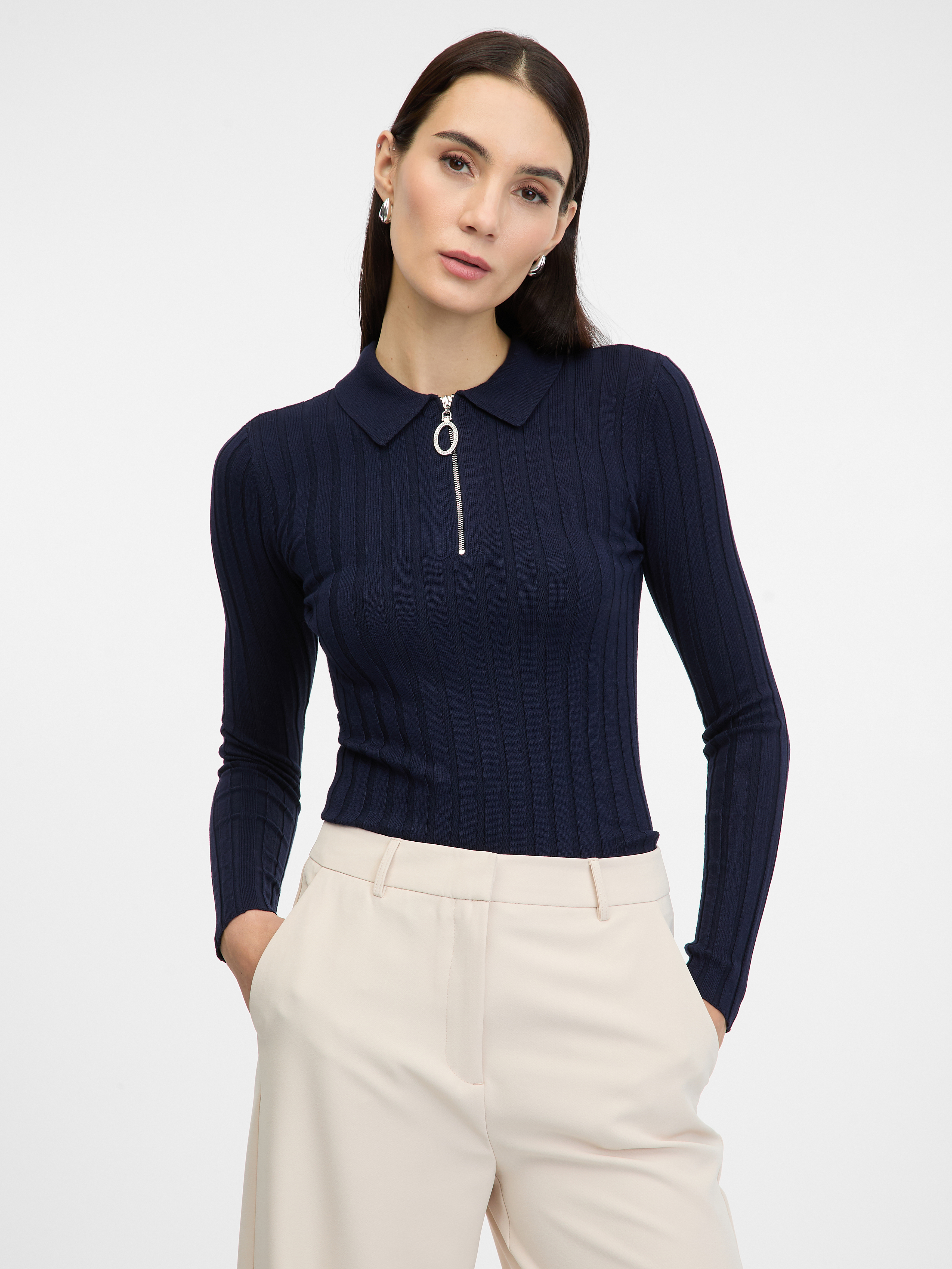 Dark blue women&#039;s sweater ORSAY - Women&#039;s