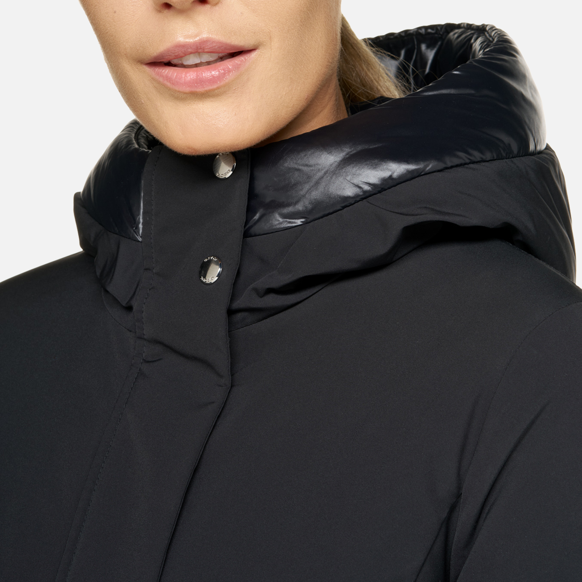 Black women's parka Geox Spherica - Women's