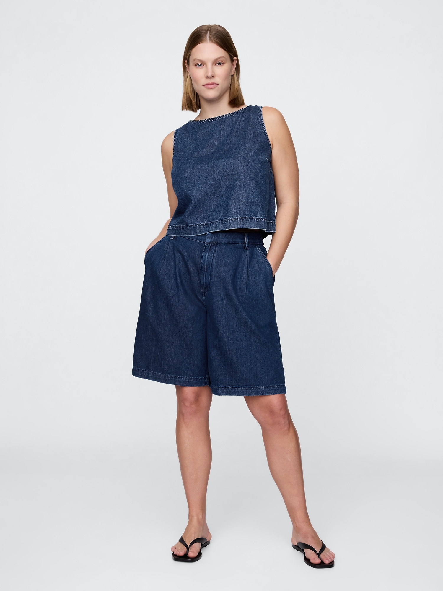 GAP Denim shorts bermuda UltraSoft - Women&#039;s