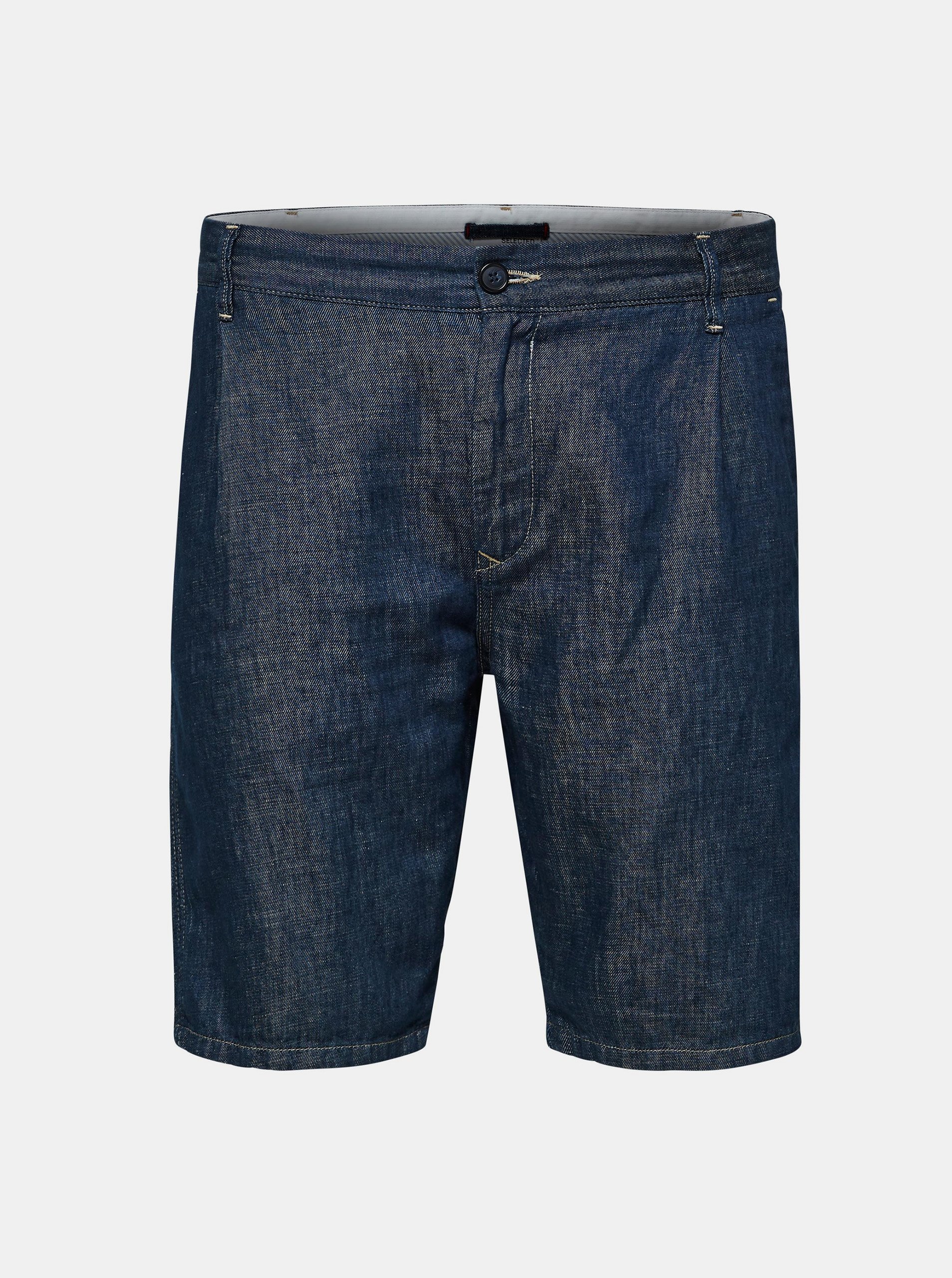Pantaloni scurti pentru barbati Selected Homme - albastru inchis
