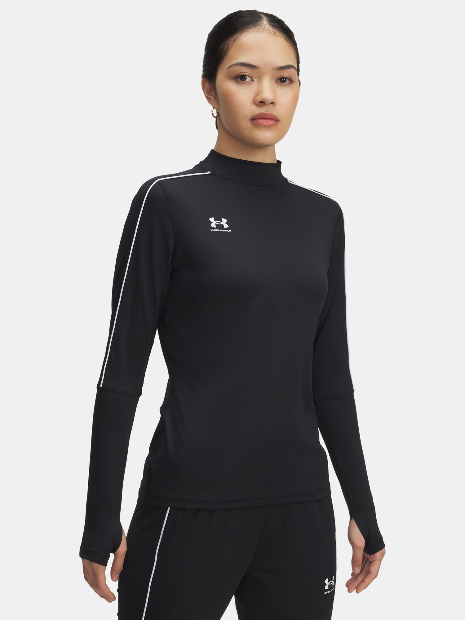 Women&#039;s sweatshirt Under Armour UA W Challenger Midlayer-BLK - Women&#039;s