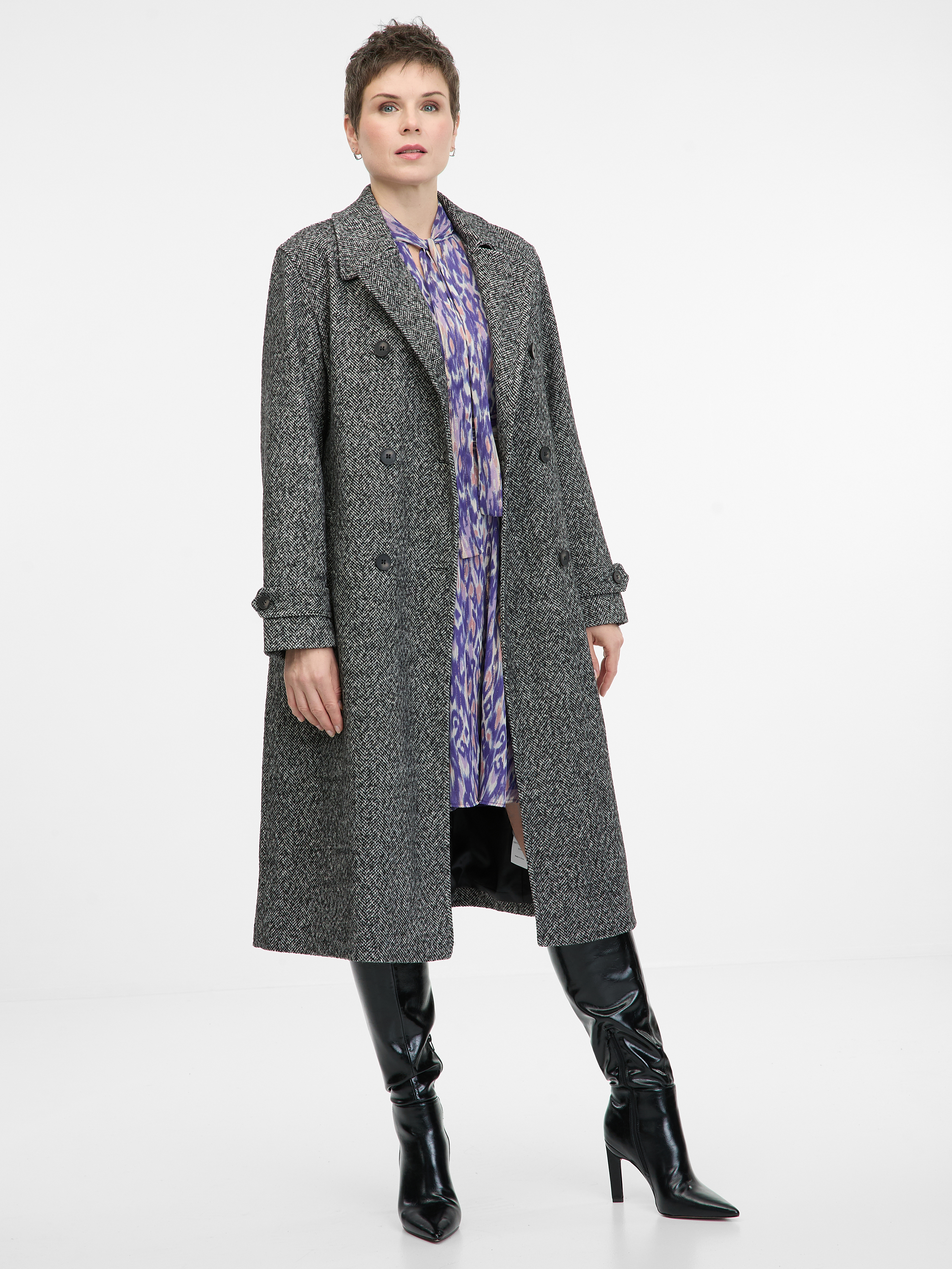 Grey women's coat ORSAY - Women's