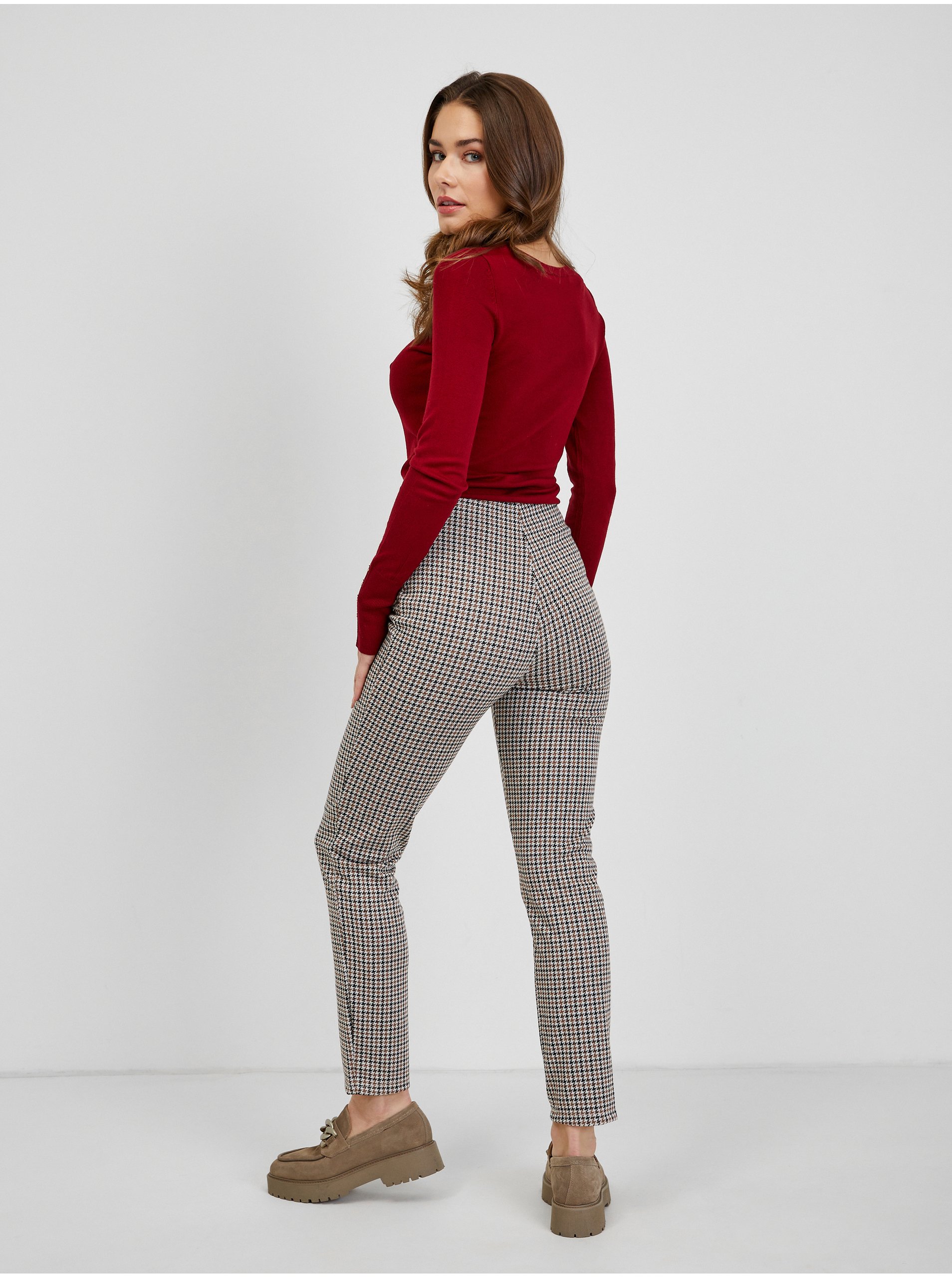 Pantaloni chino pentru femei ORSAY - bej