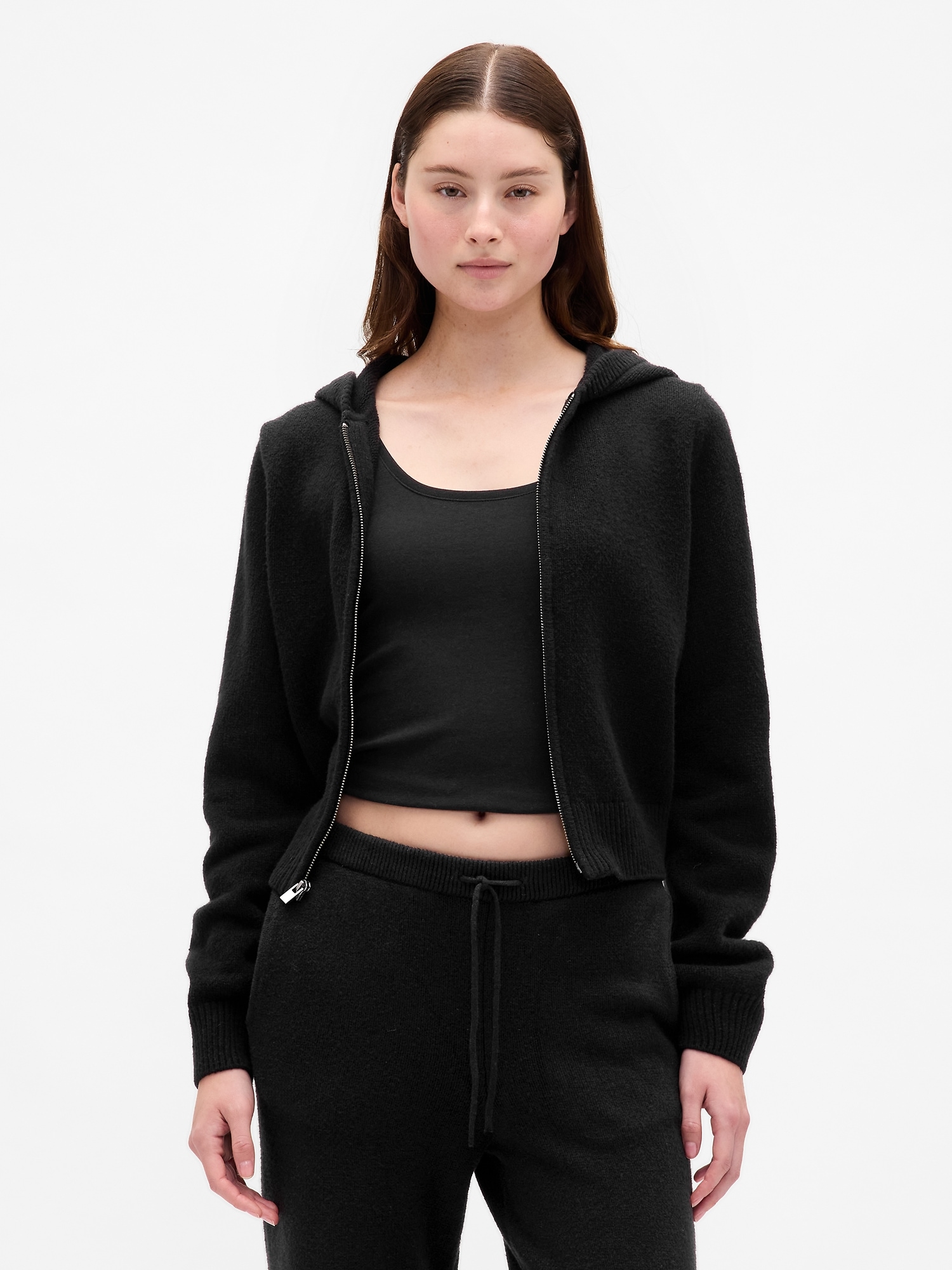 GAP CashSoft Zipper Sweater - Women's