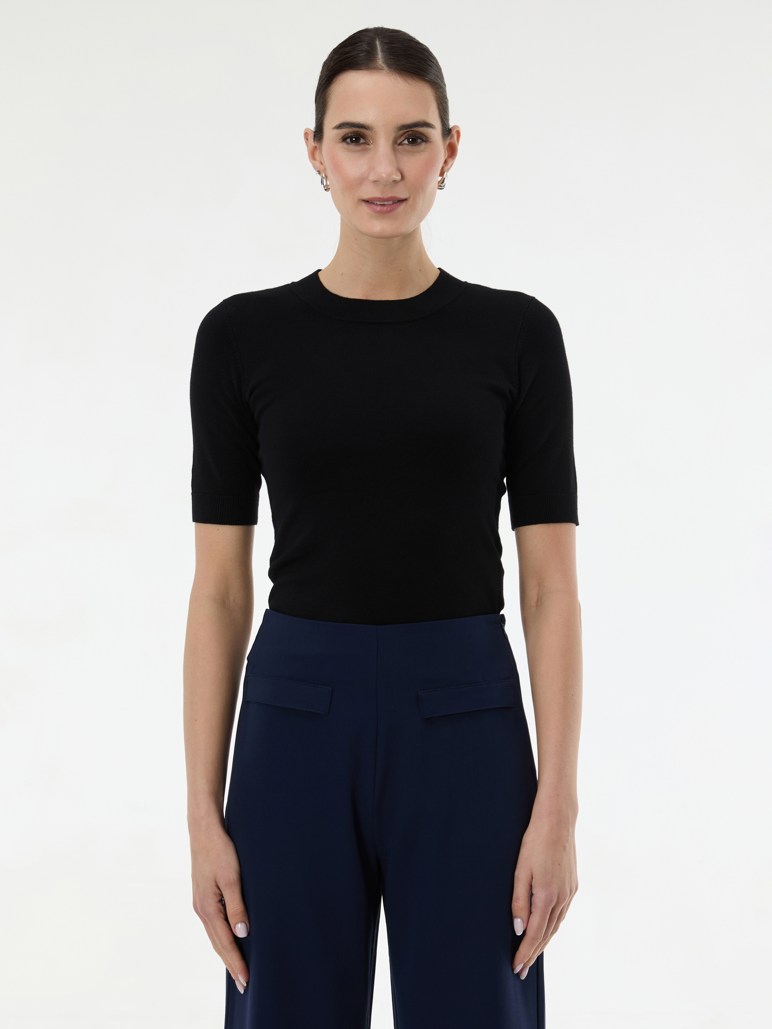 Black Women's Short Sleeve Sweater ORSAY - Women's