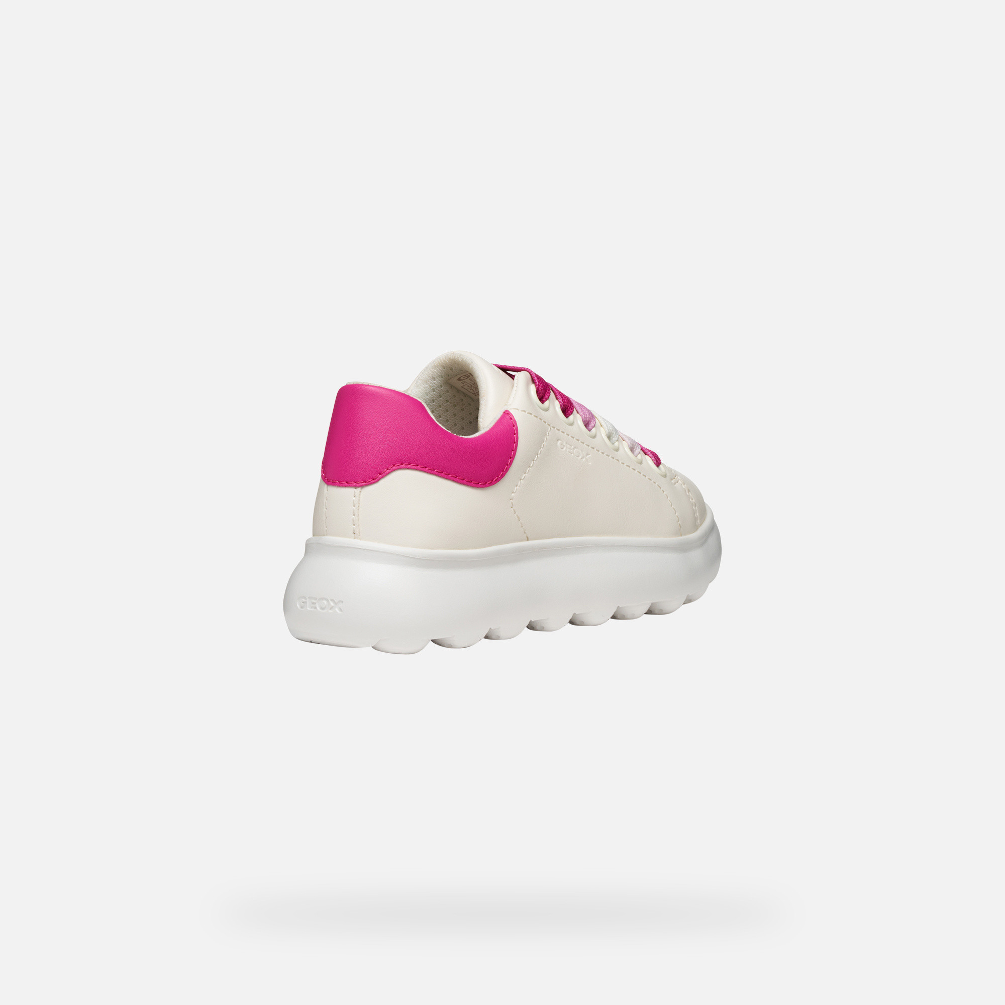 White Girls Geox Puffypop Sneakers - Girls