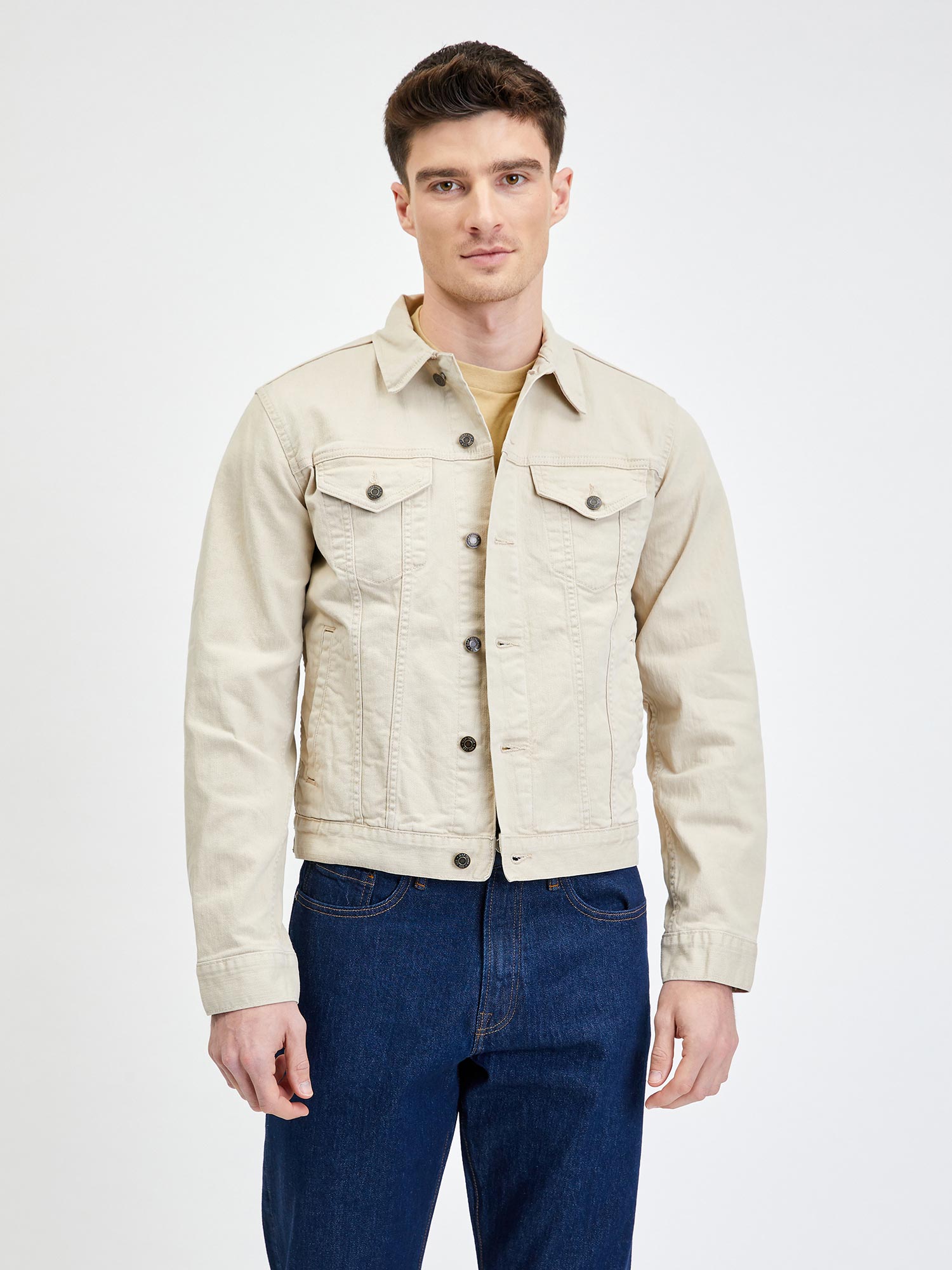 GAP Denim Jacket Sand Khaki - Men